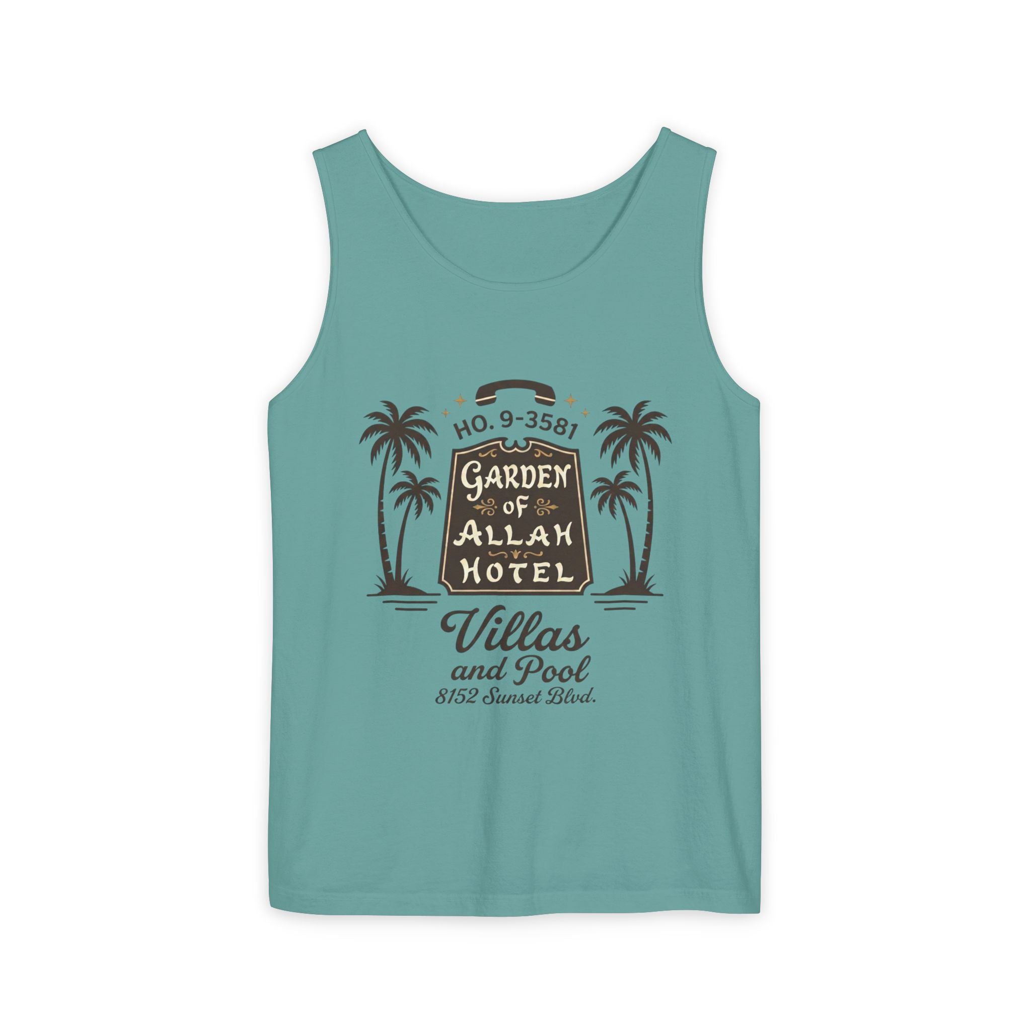Vintage Garden of Allah Hotel Tank