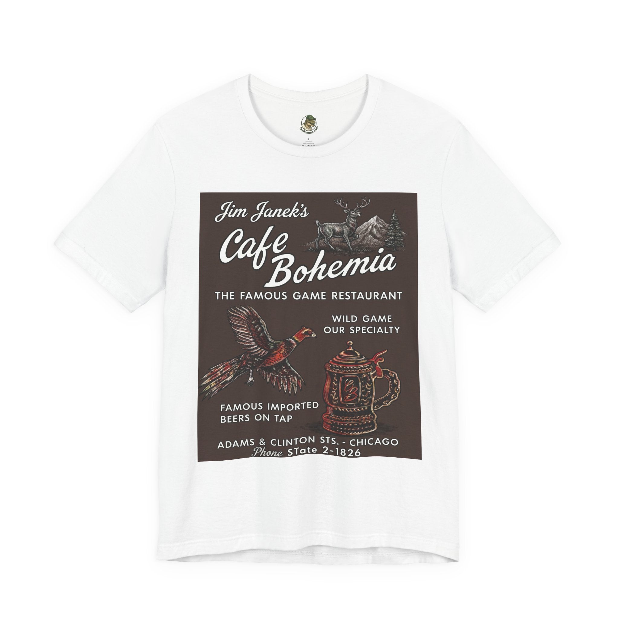 Vintage Cafe Bohemia Restaurant Tee
