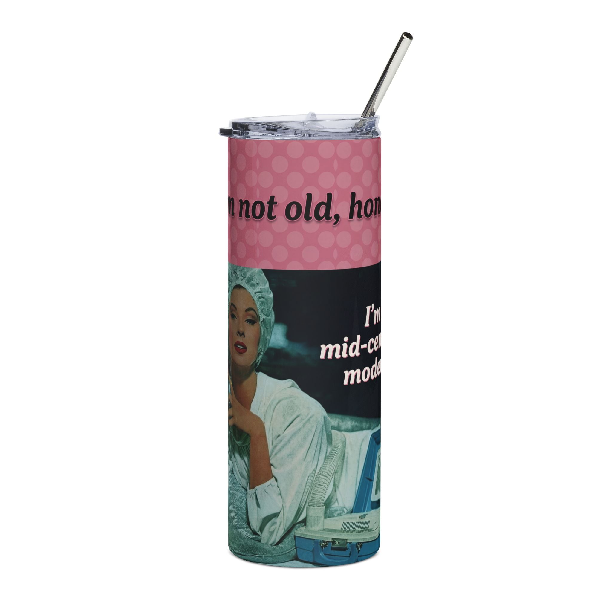 "Mid-Century Modern " 20oz Stainless Steel Retro Tumbler