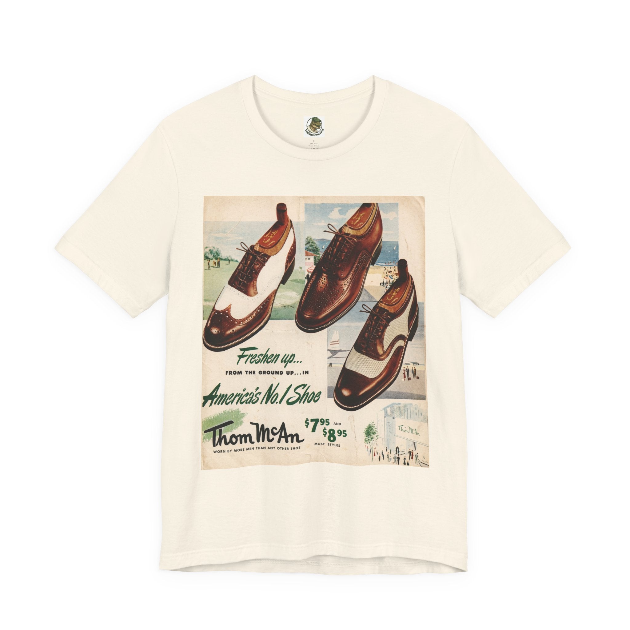 Thom McAn Retro Vintage Ad Graphic Tee