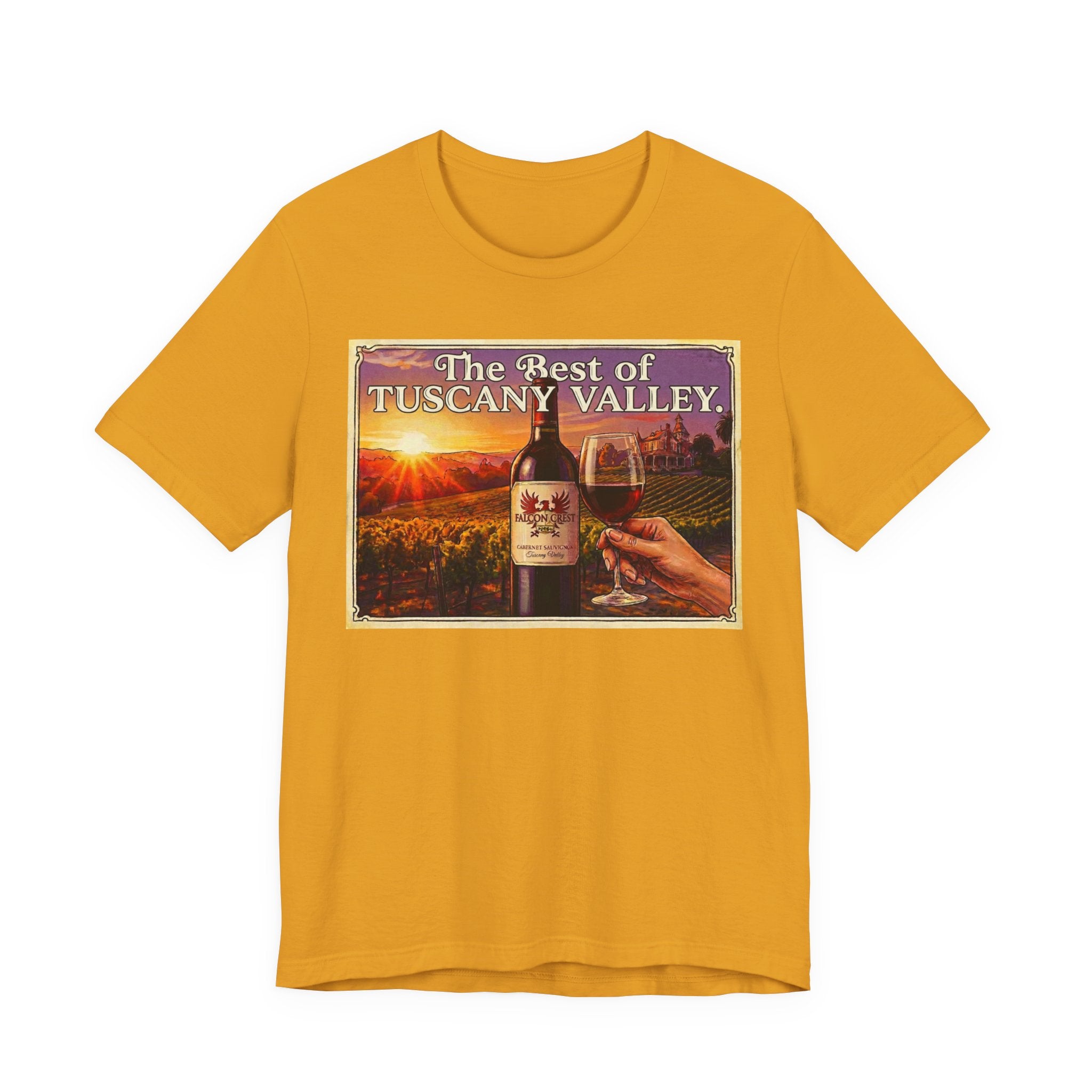 Tuscany Valley Wine Retro Tee