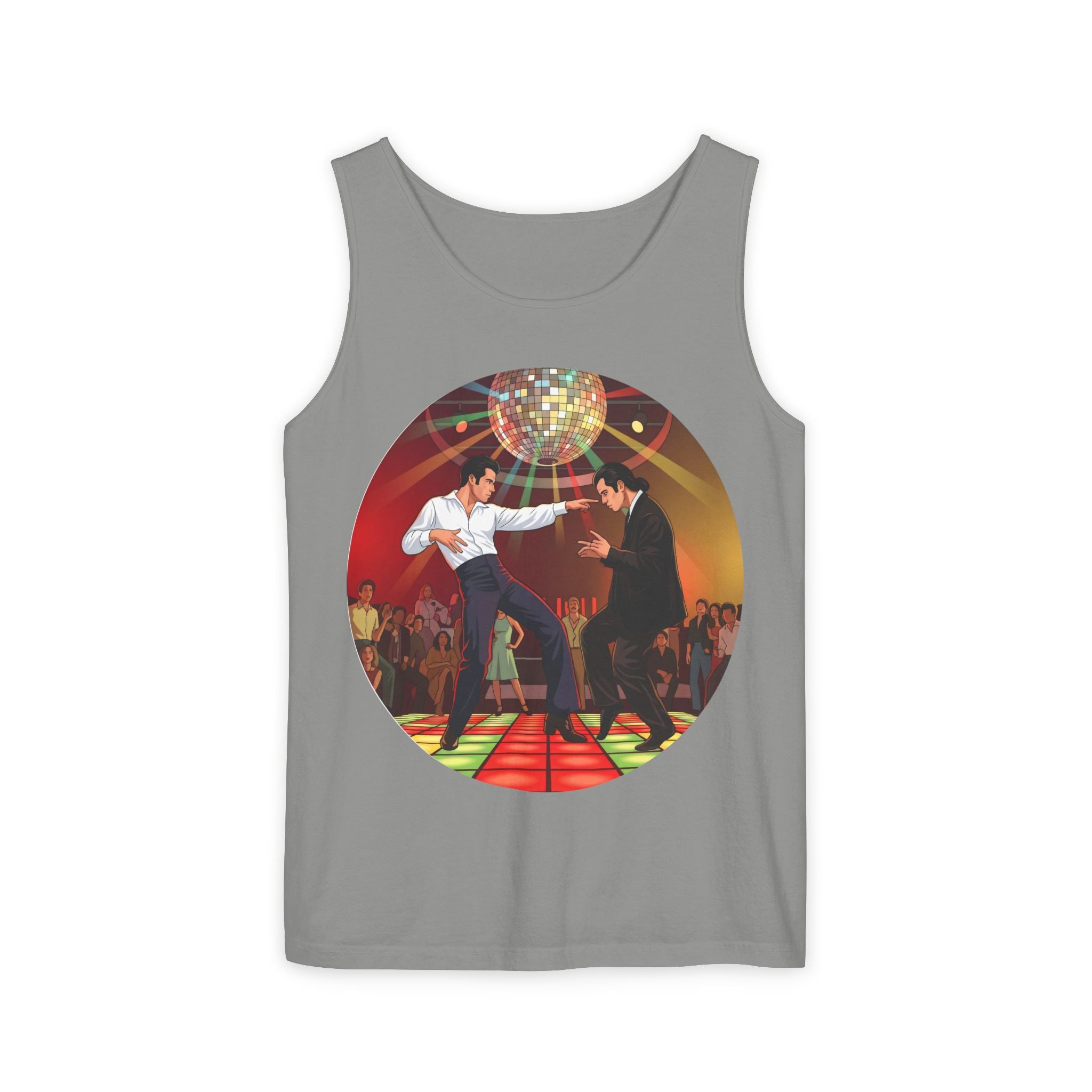 Unisex 'Dancing Together' Cottton Tank Top