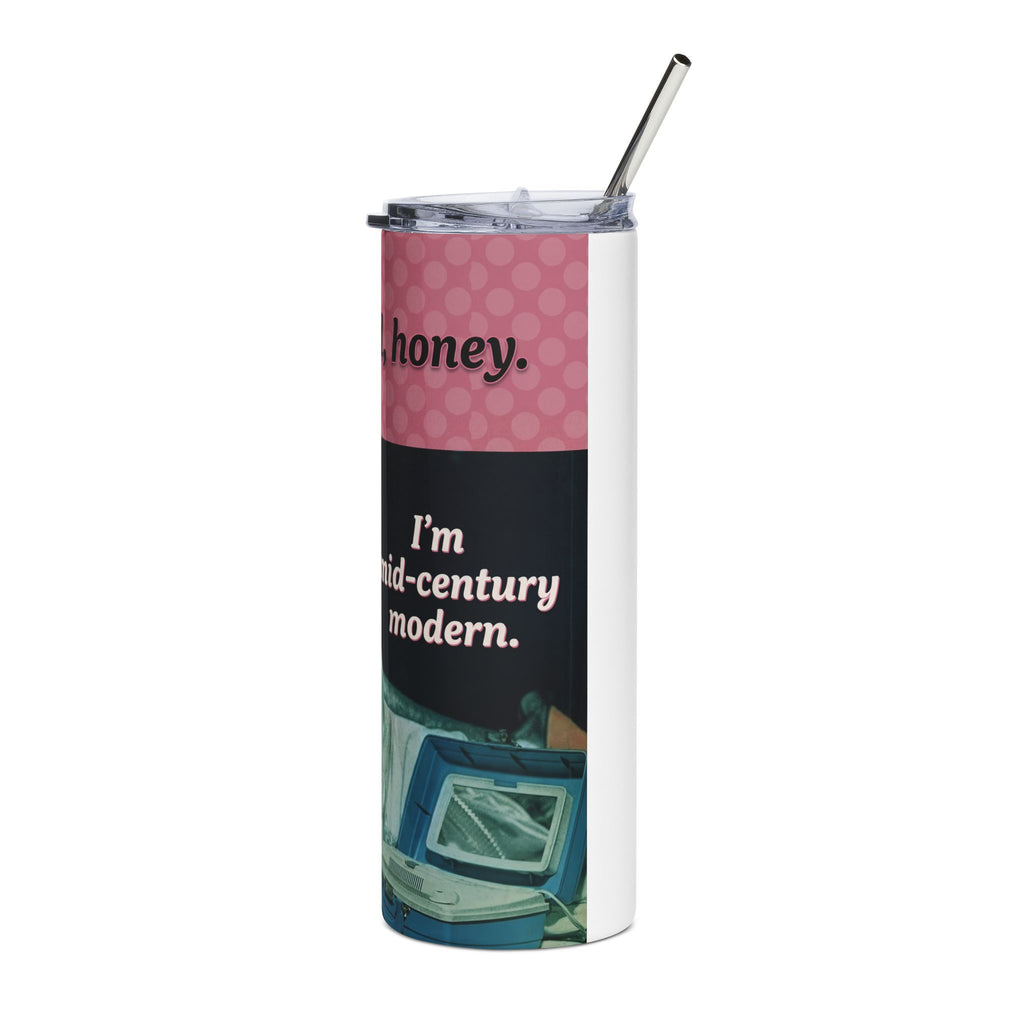 "Mid-Century Modern " 20oz Stainless Steel Retro Tumbler