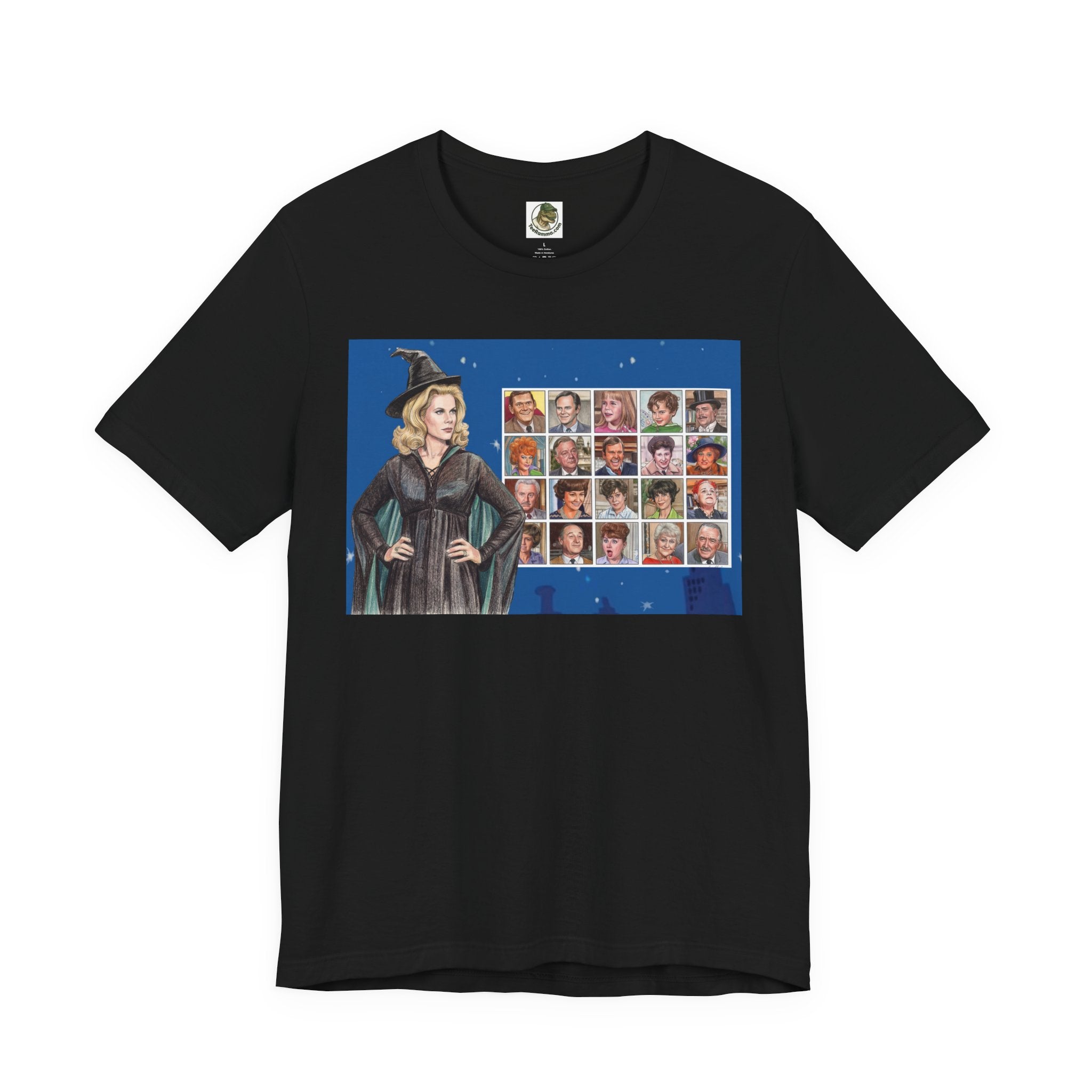 Unisex "Witch Family" Collage Cotton T-Shirt