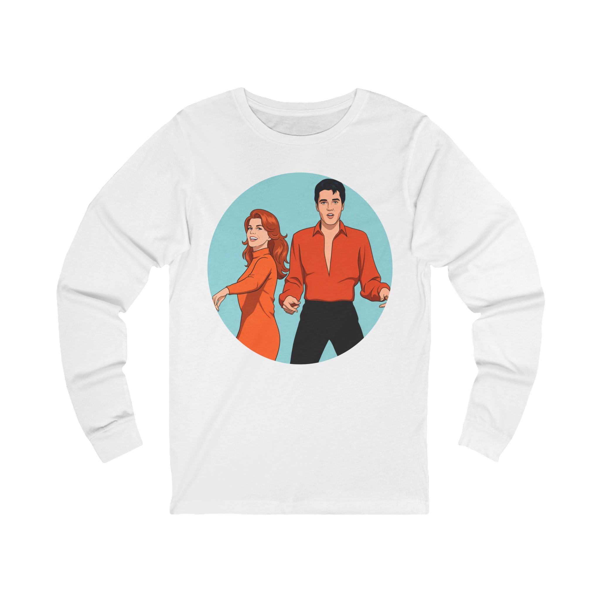 Unisex 'Viva Las Vegas' Long Sleeve Cotton T-Shirt