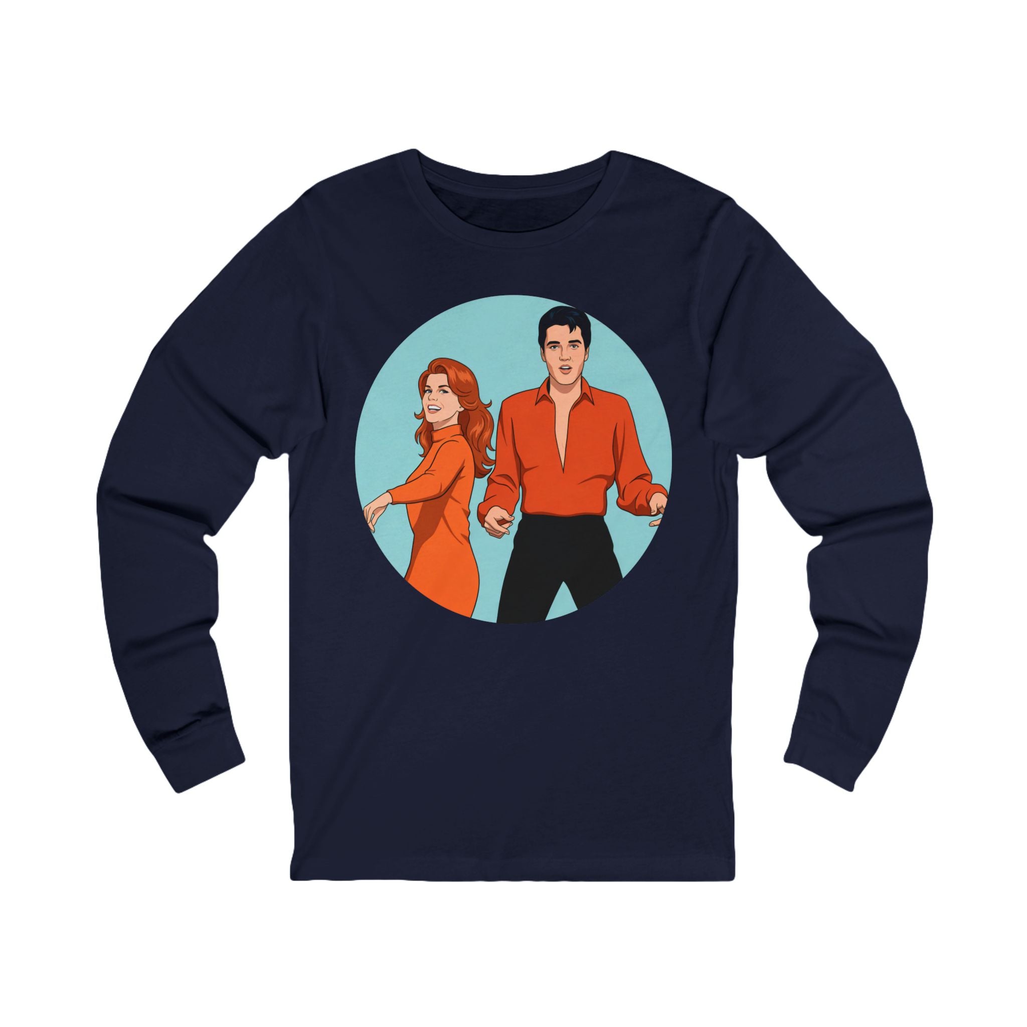 Unisex 'Viva Las Vegas' Long Sleeve Cotton T-Shirt