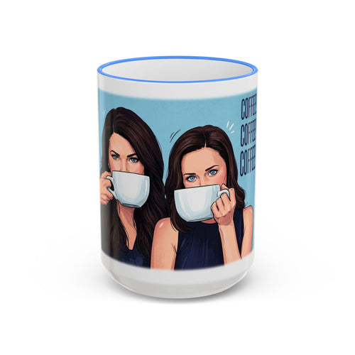 Coffee! Coffee! Coffee! Ceramic Coffee Cup(15oz)