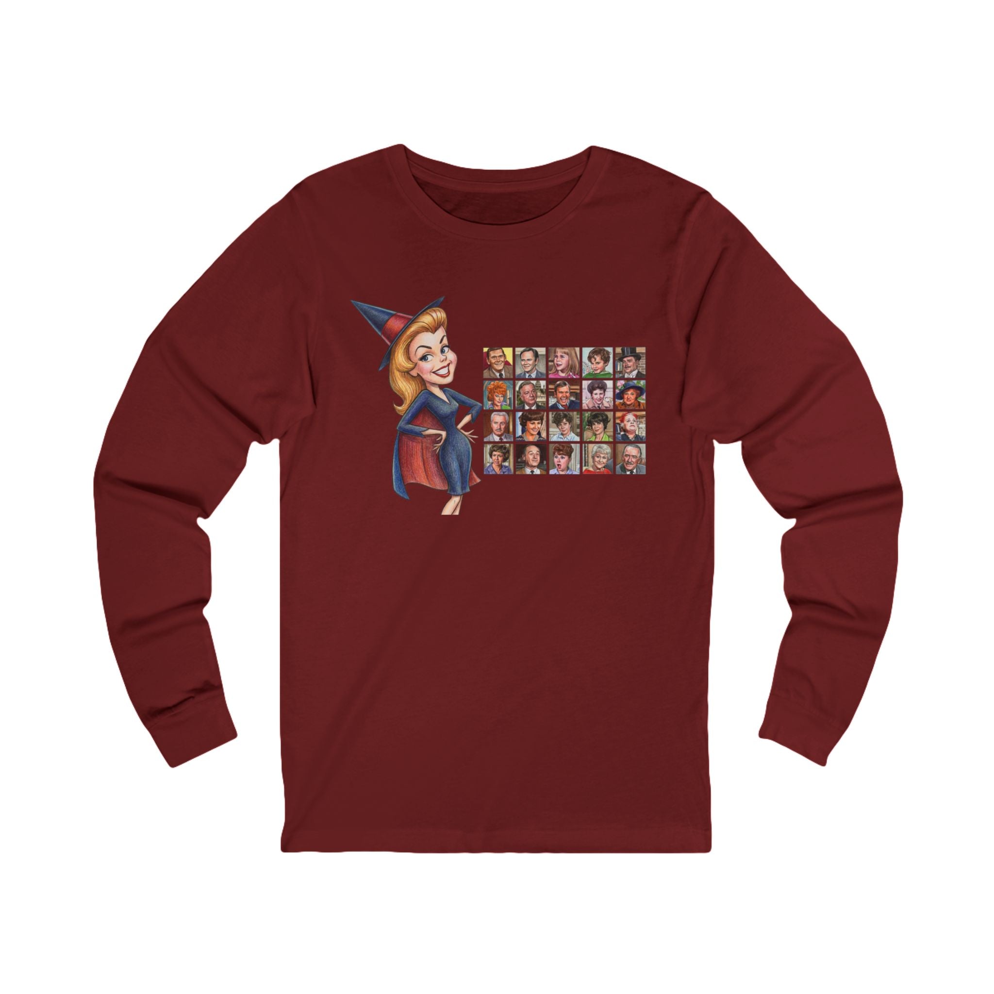 Unisex "Witch Family" Collage Long Sleeve Tee