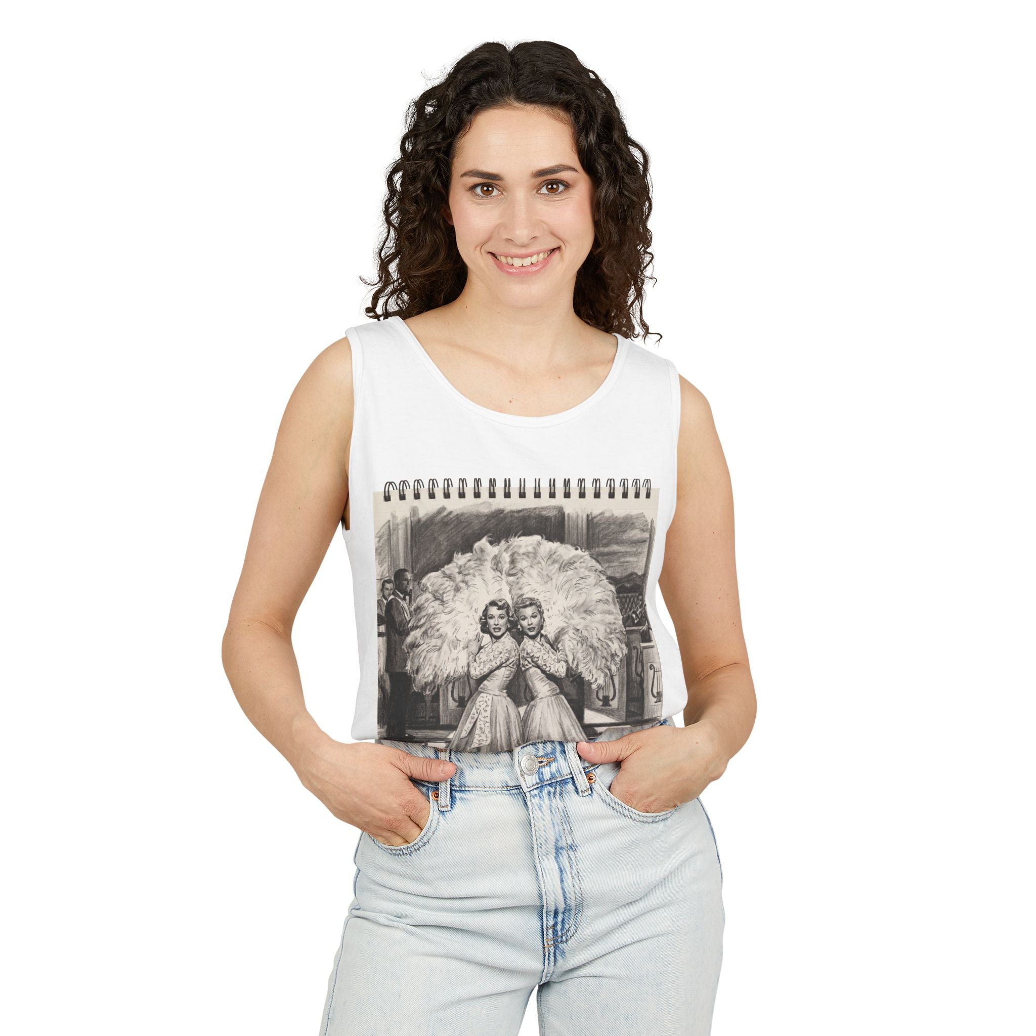Singing Sisters Sketchbook Tank
