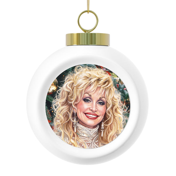 The Spirit of Christmas Ceramic Ball Ornament