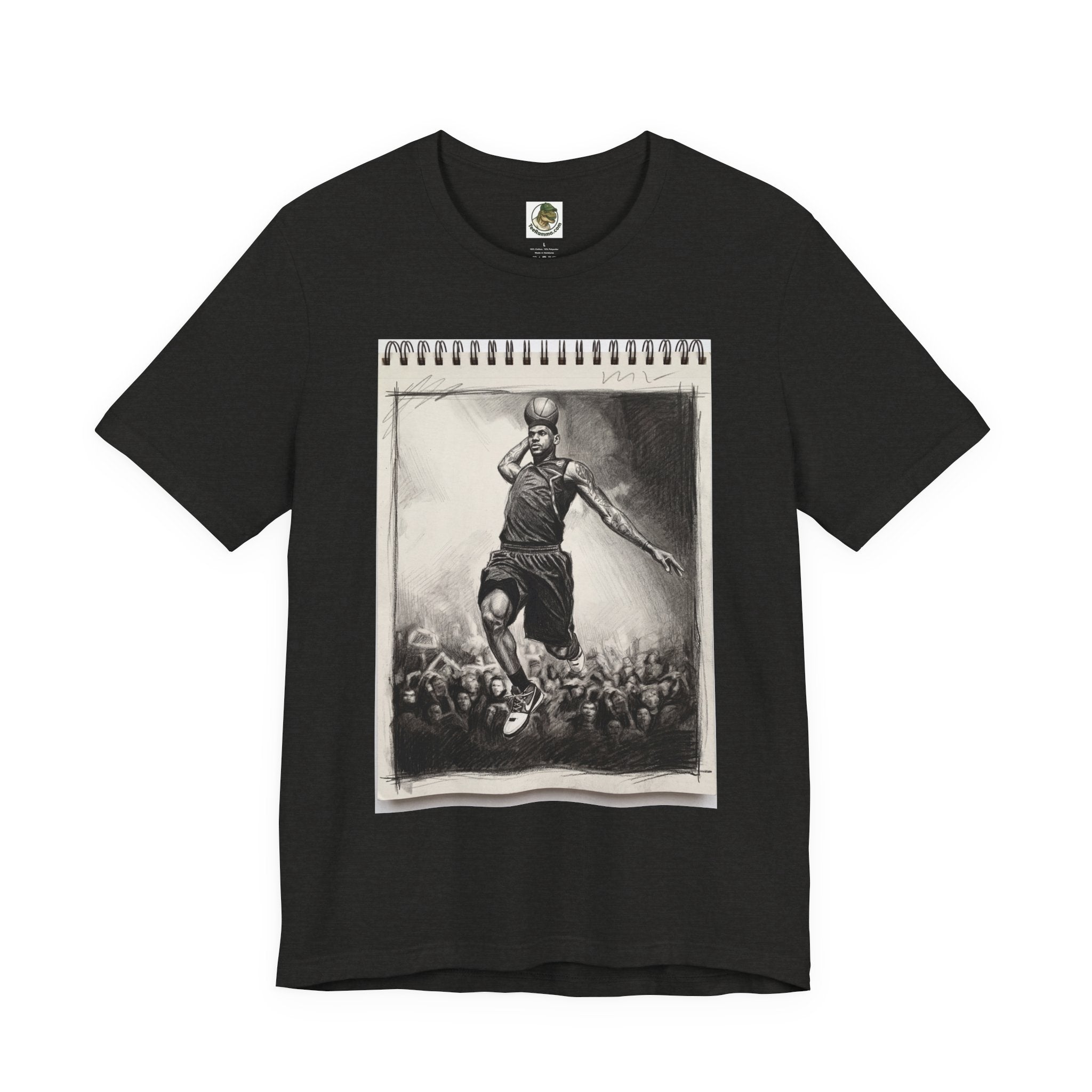 Unisex "King James" Sketchbook Cotton T-Shirt