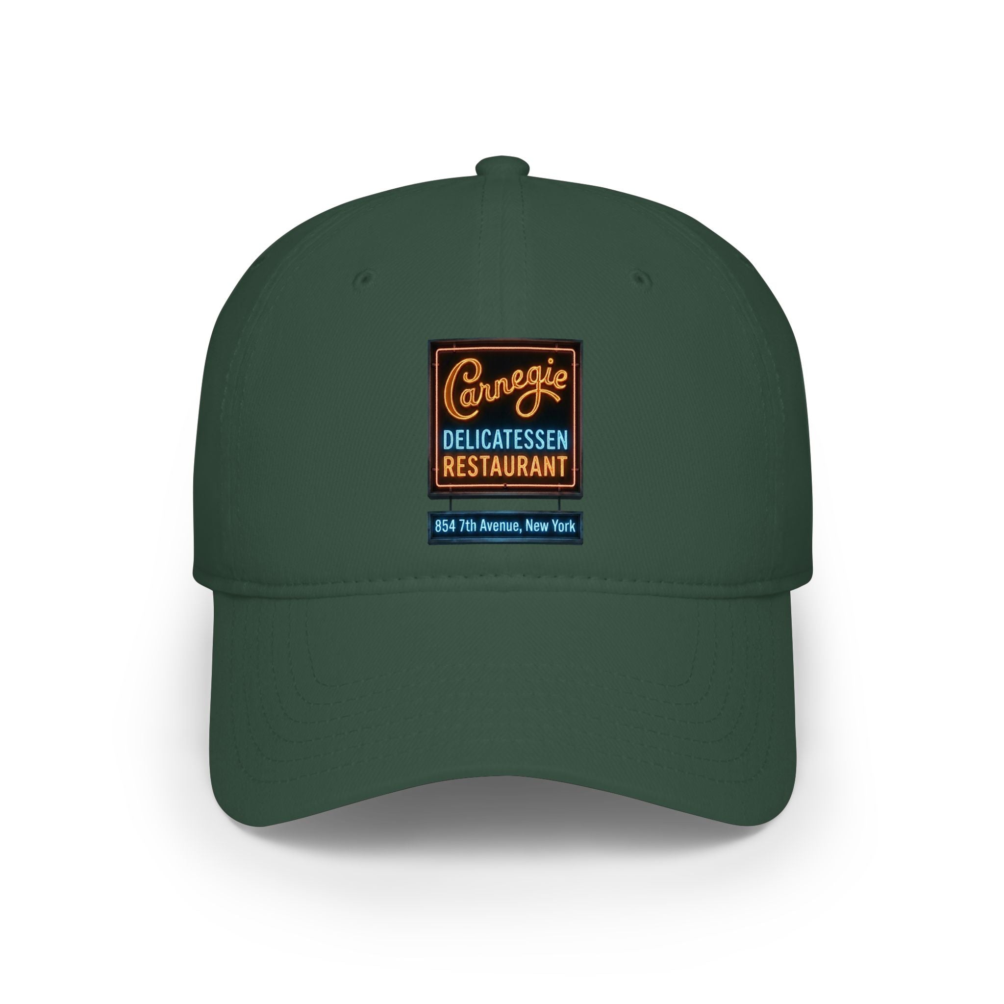 Vintage Carnegie Deli Baseball Cap -- Retro Neon Sign