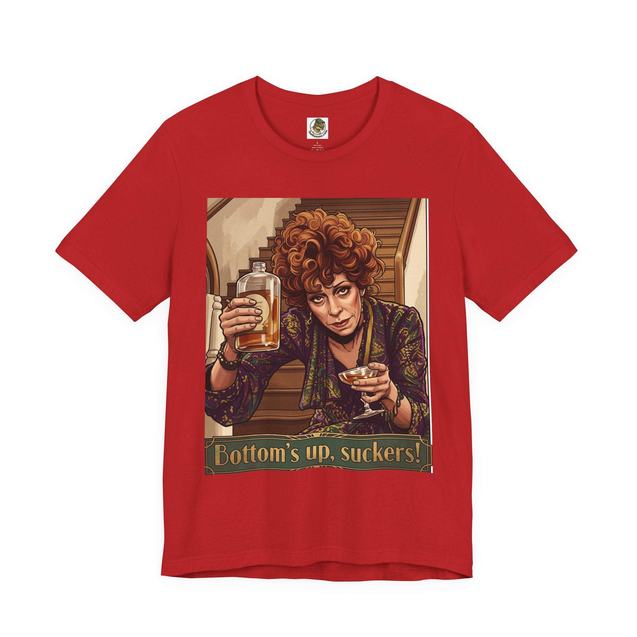 Bottoms Up, Suckers! Retro Tee