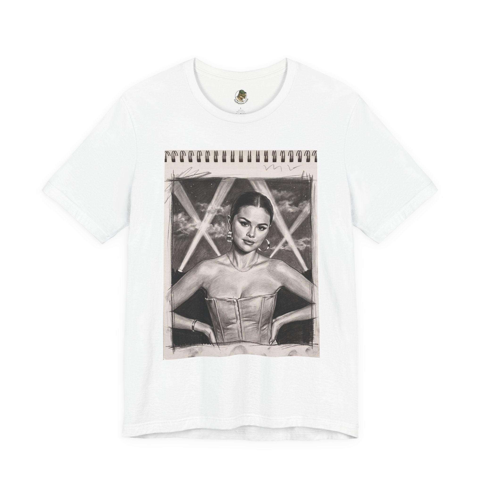 Unisex "Sel" Sketchbook Cotton T-Shirt