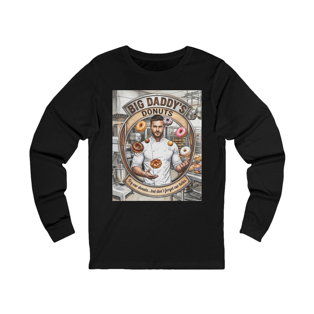 Big Daddy's Donuts Graphic Jersey Long Sleeve Tee