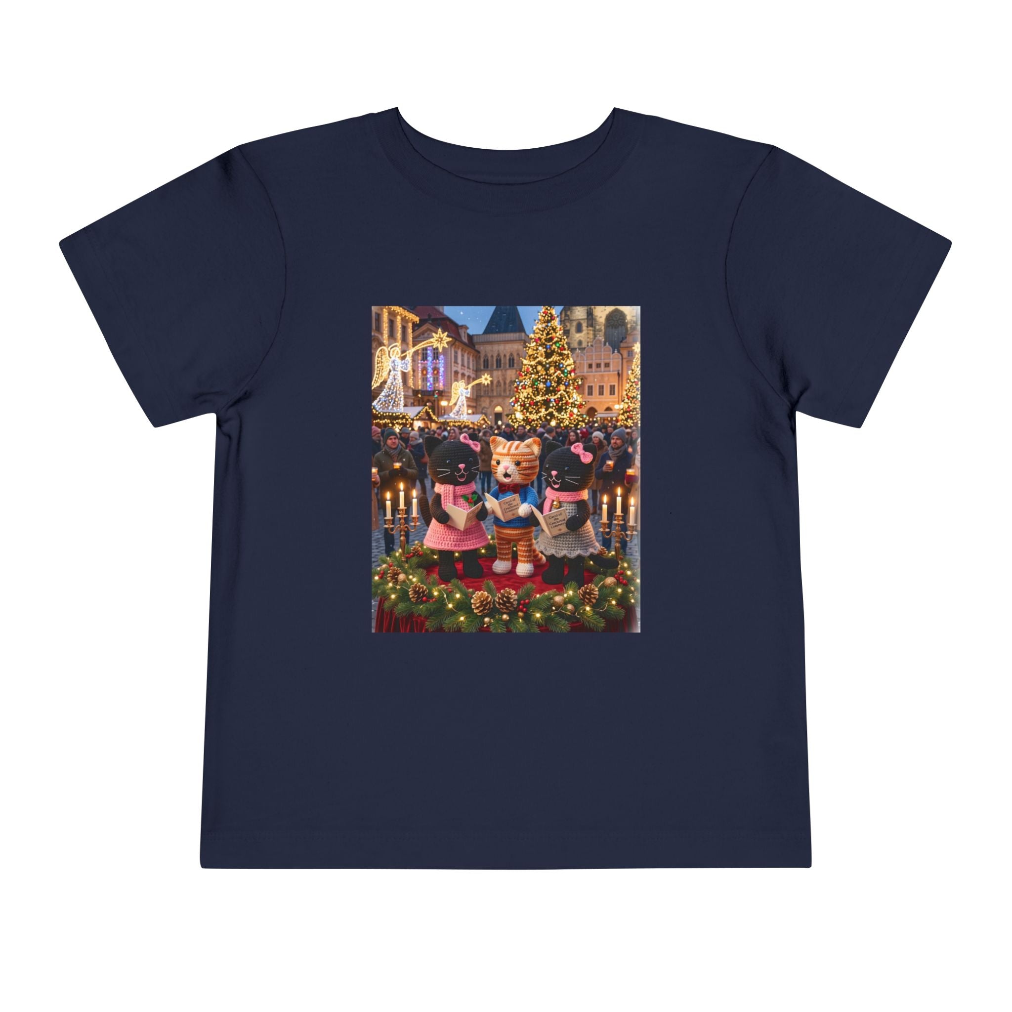 Christmas Kitty Choir Toddler Tee