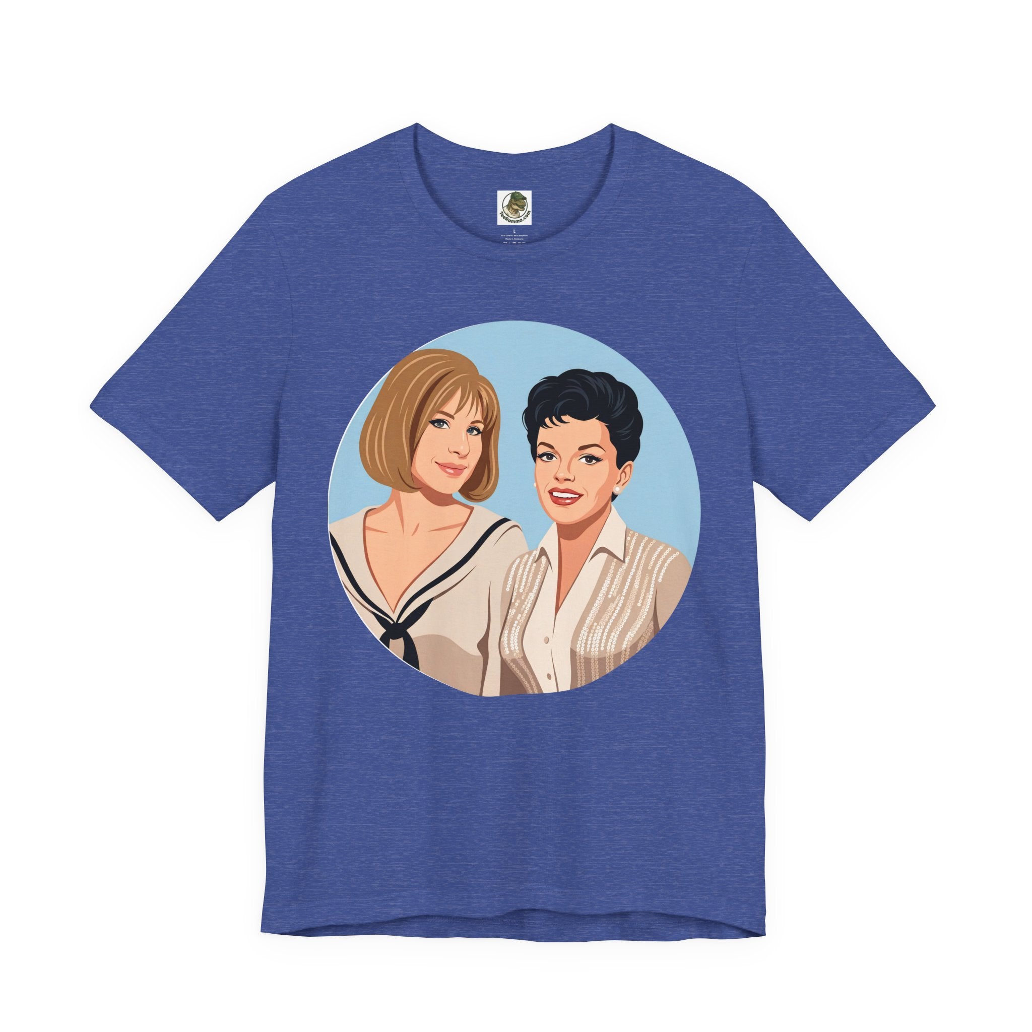 Unisex 'Happy Duet' Cotton T-Shirt