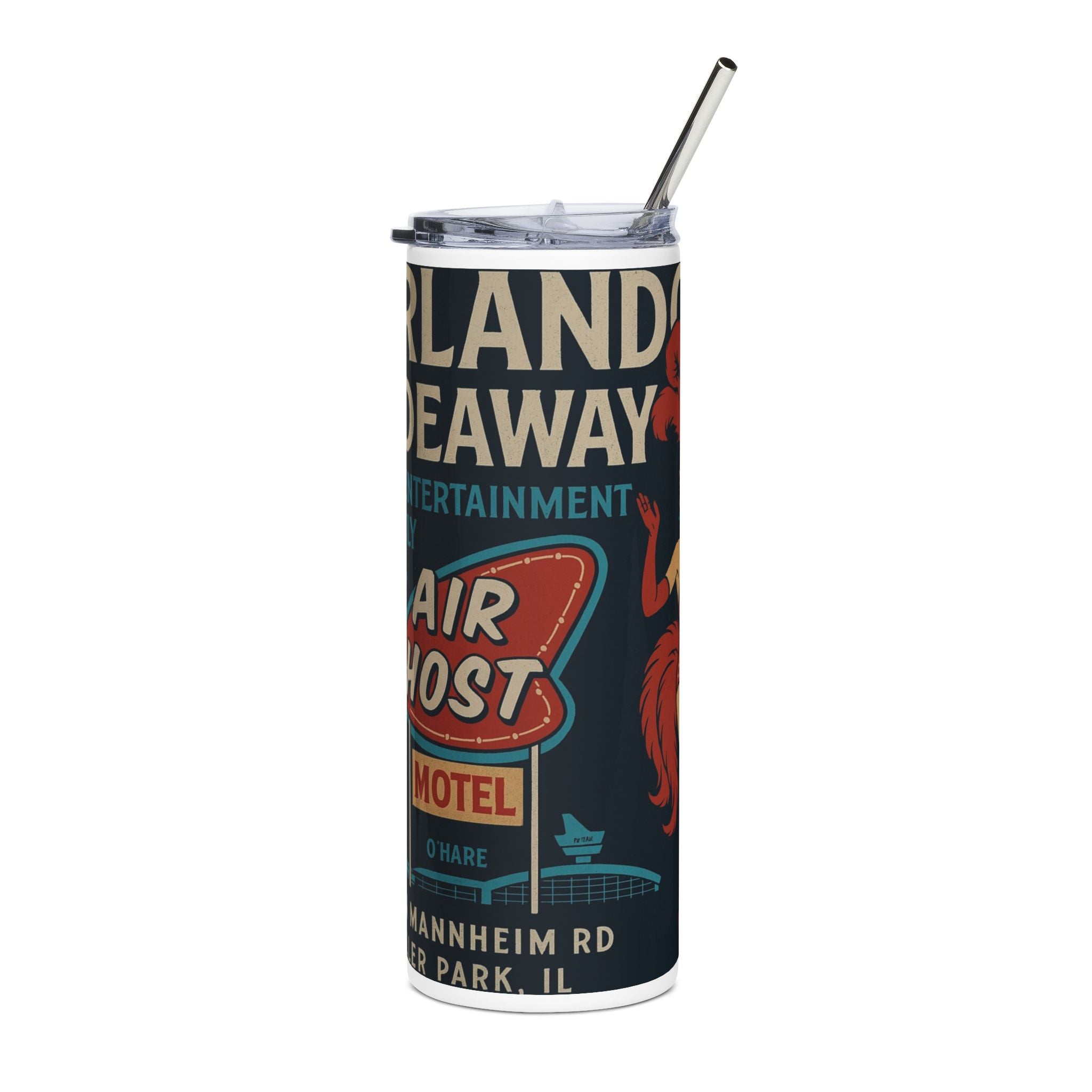 Orlando's Hideaway Stainless Steel 20oz Travel Cup