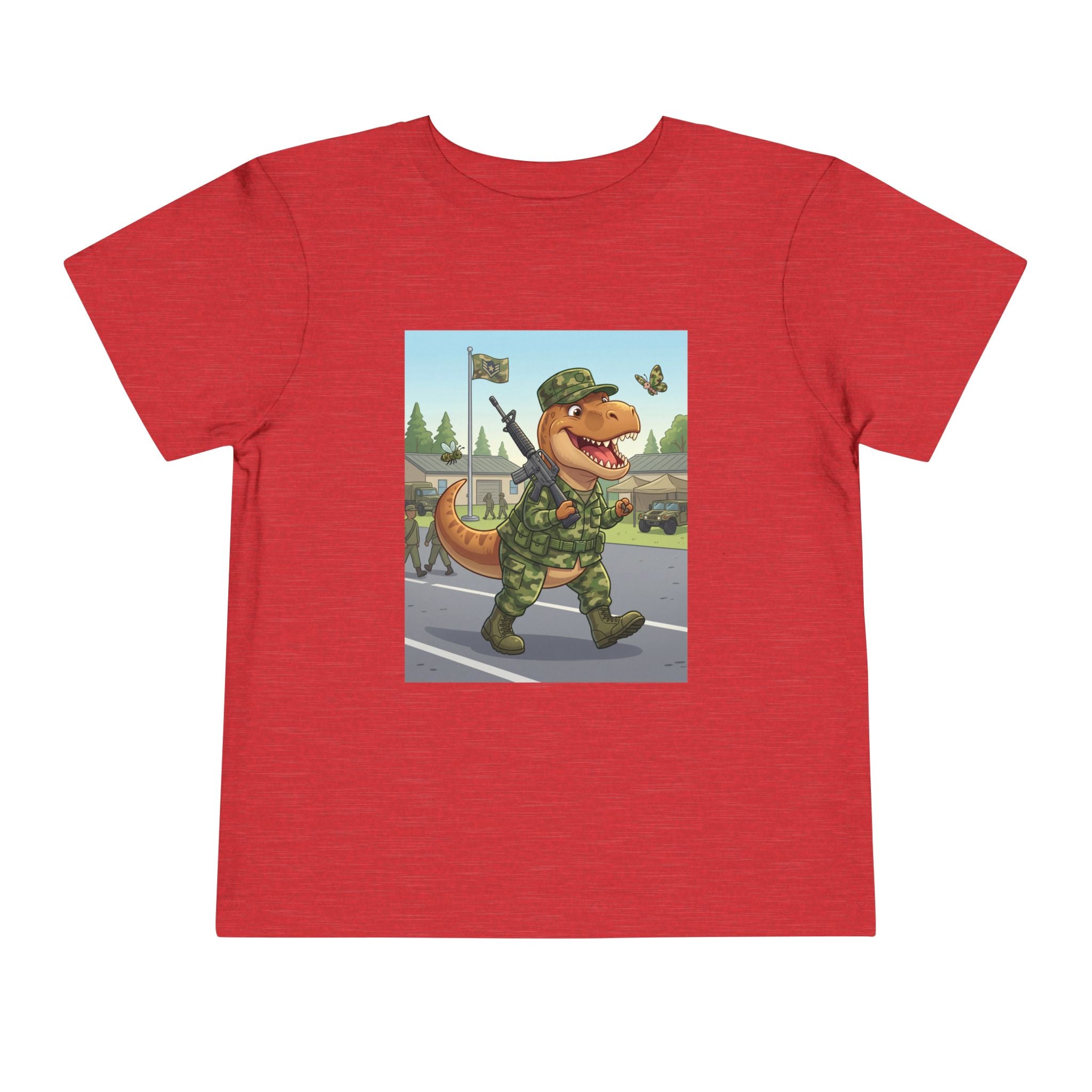 Ernest T-Rex Soldier Toddler Tee