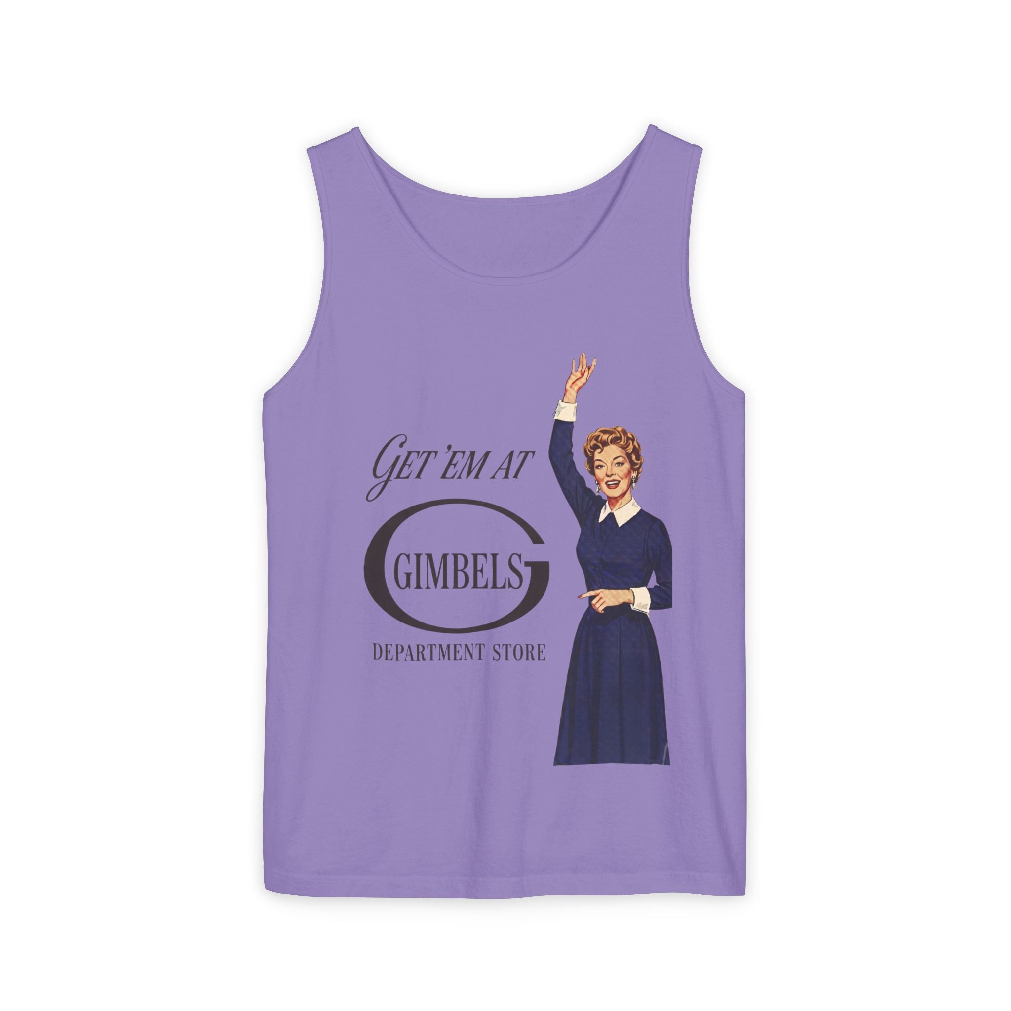 Unisex Vintage 'Get ’Em at Gimbels' Tank Top