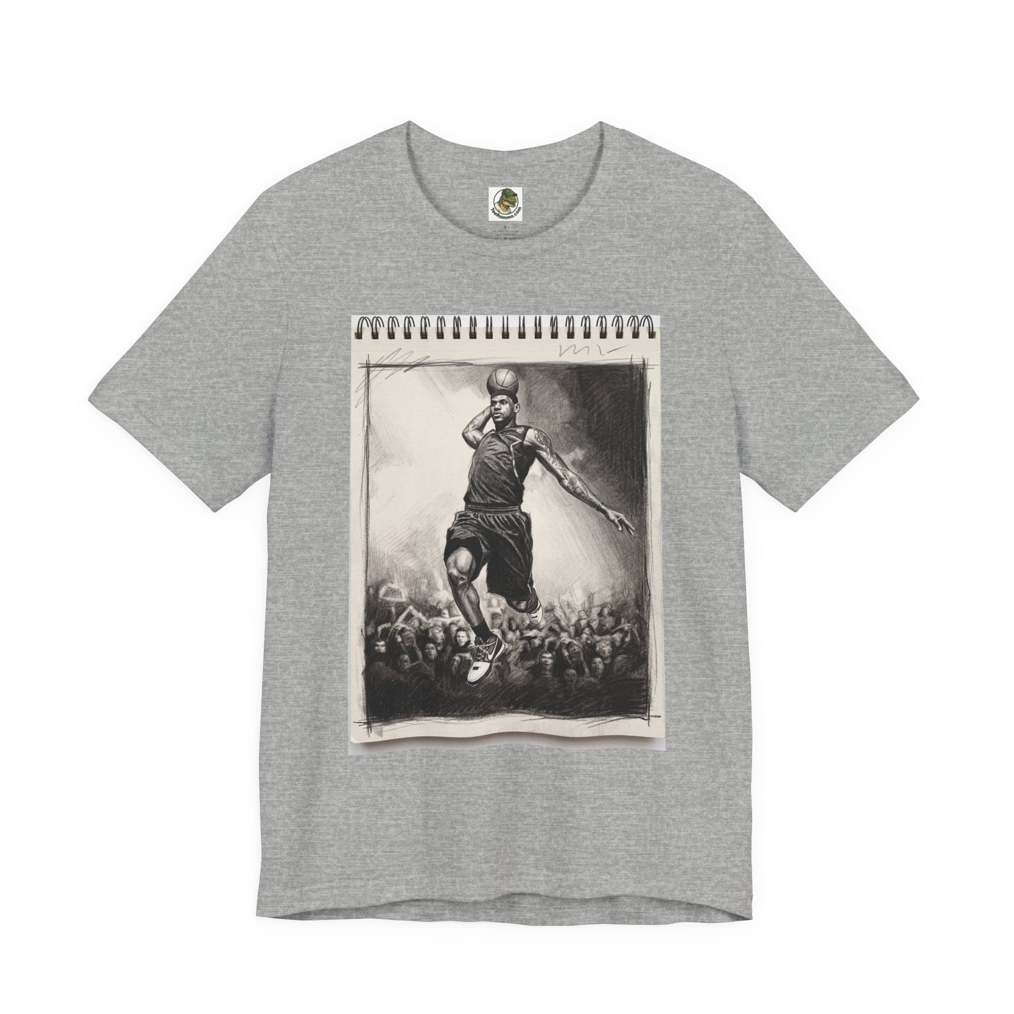 Unisex "King James" Sketchbook Cotton T-Shirt