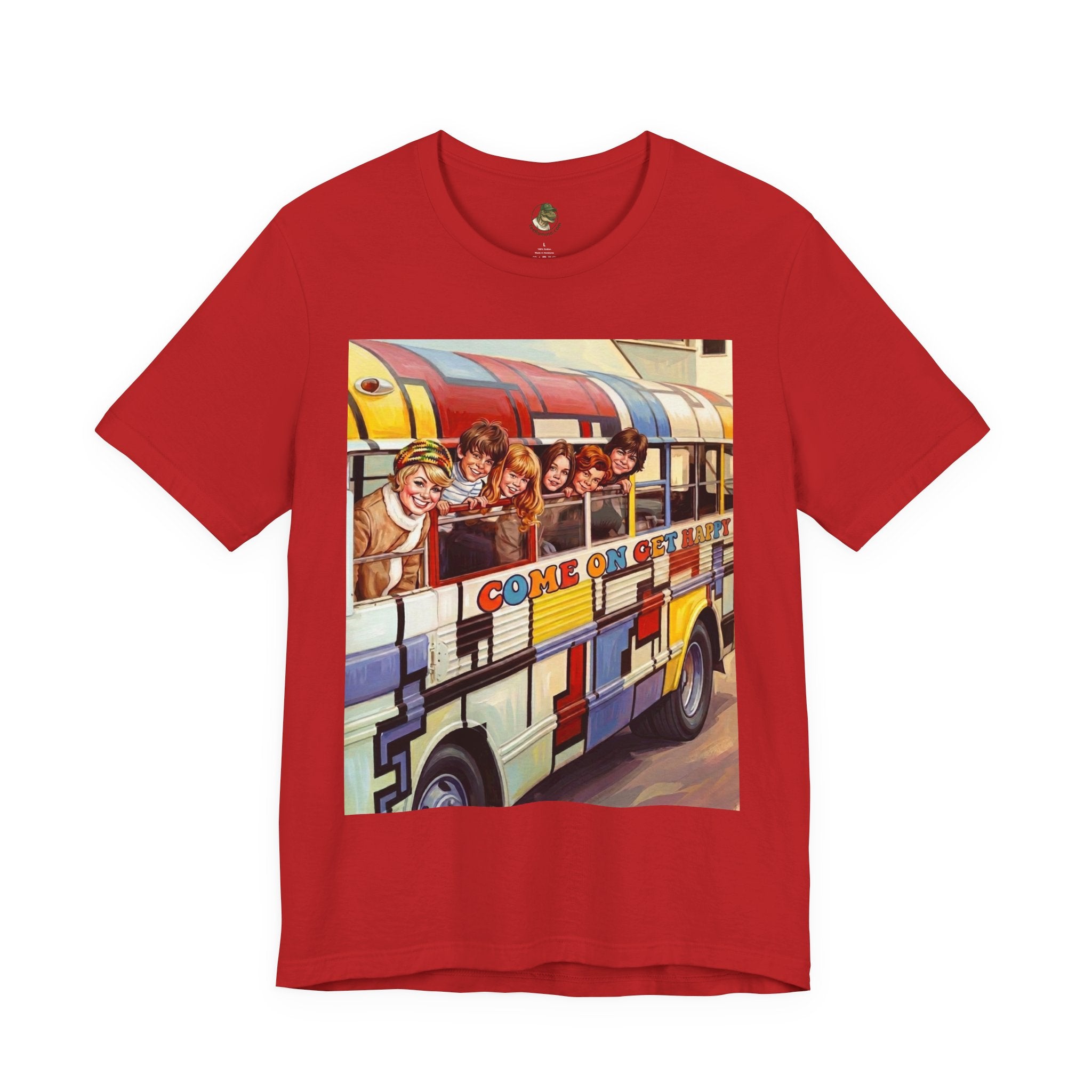 Unisex "Come On, Get Happy" Retro Graphic T‑Shirt