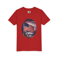 American Flag Fireworks Youth Tee