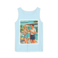 Unisex Retro 'Summer Days' Pool Party Cotton Tank Top