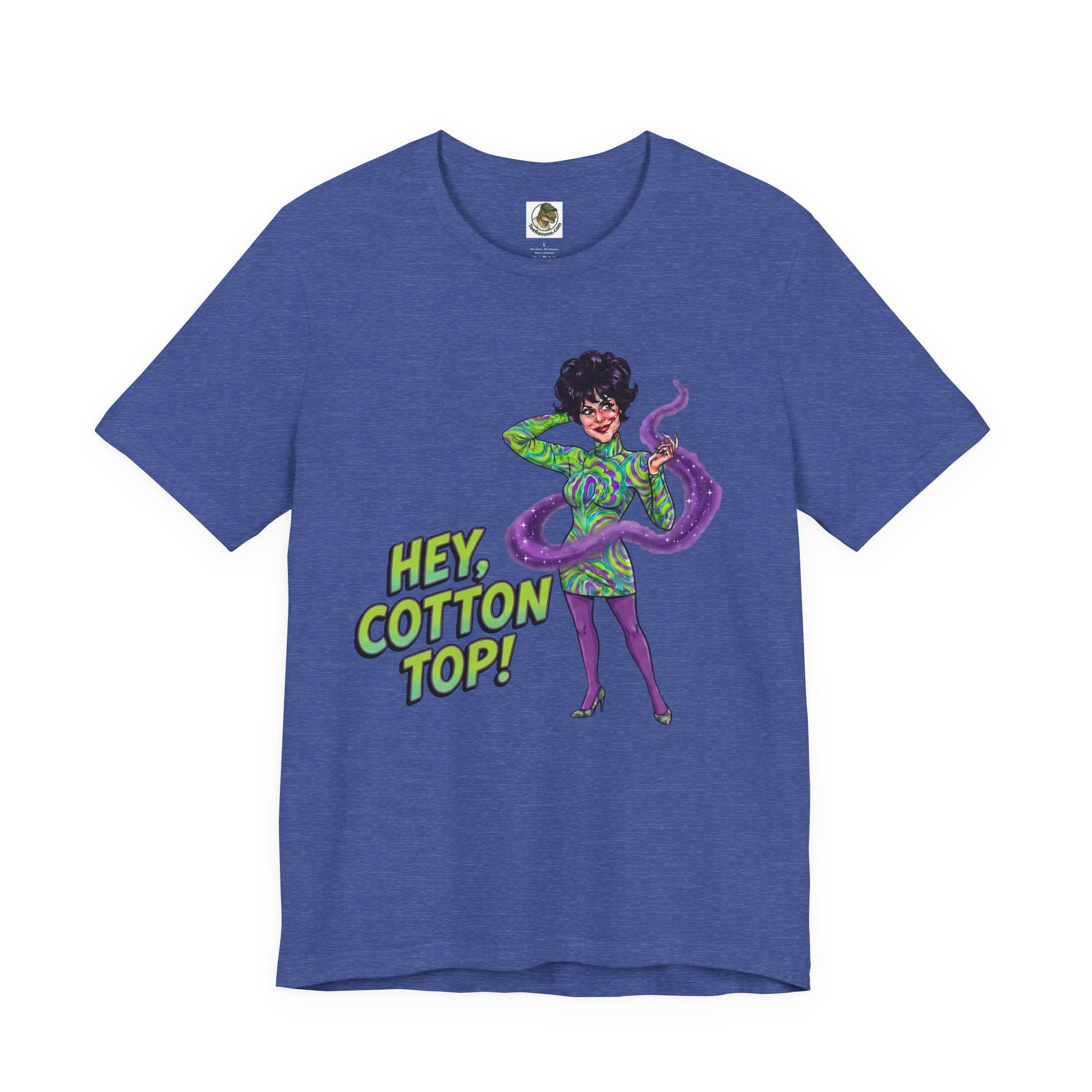 Unisex Vintage 'Hey, Cotton Top!' Cotton T-Shirt