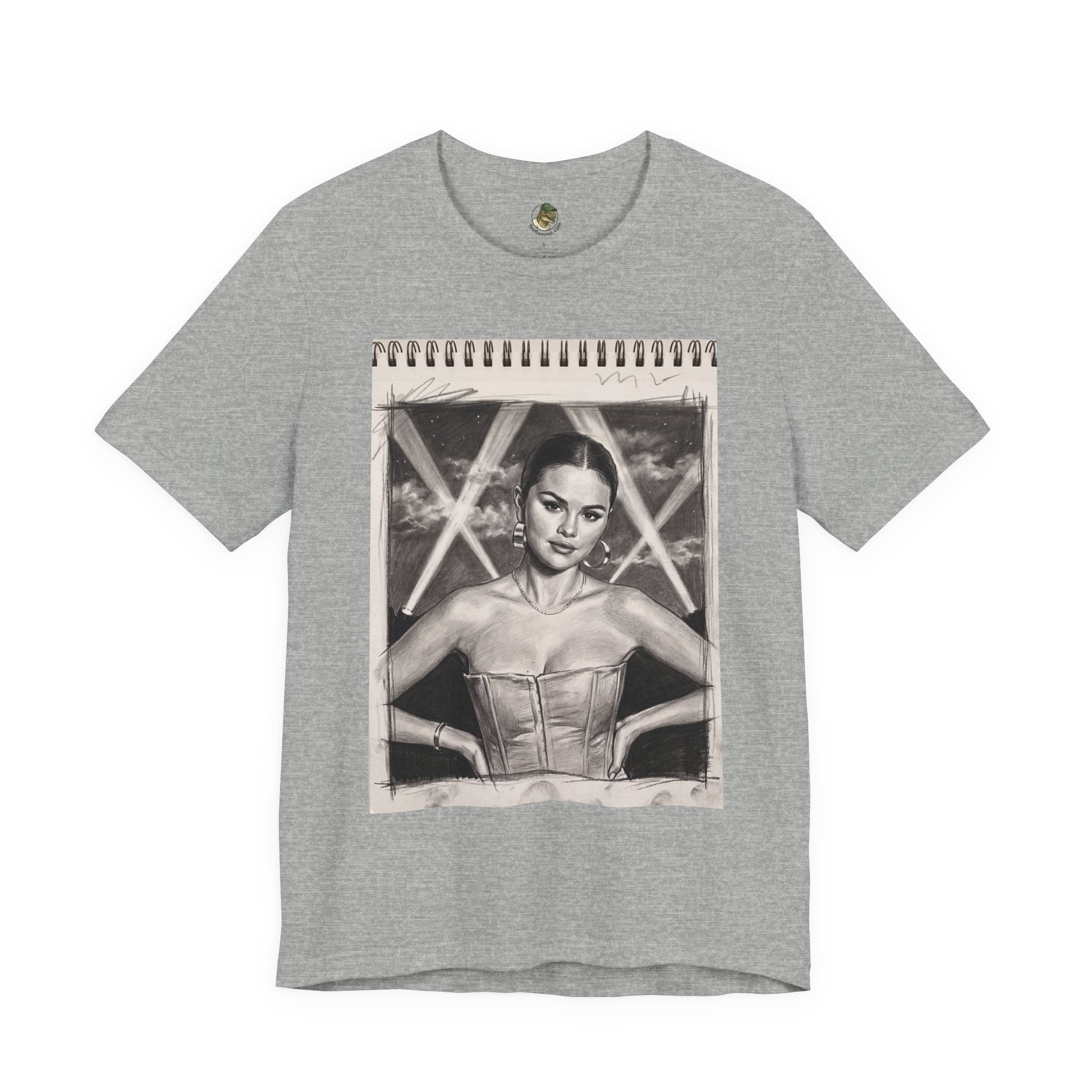 Unisex "Sel" Sketchbook Cotton T-Shirt
