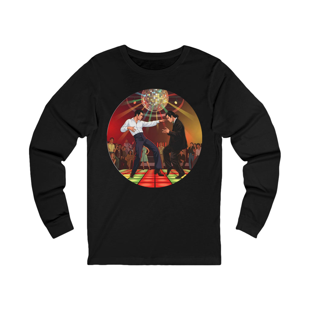Unisex 'Dancing Together' Cotton Long Sleeve Tee