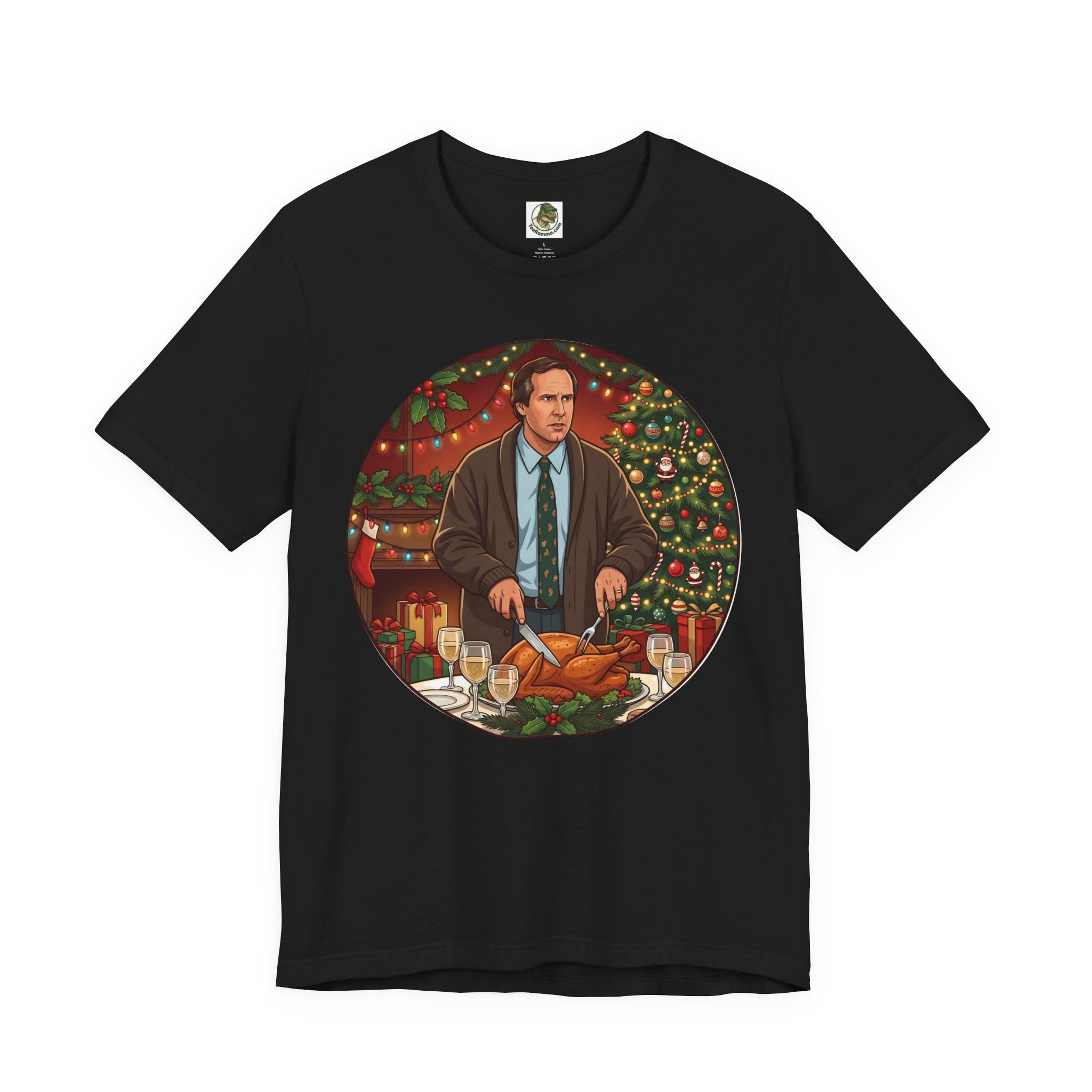 Unisex 'A Very Big Treat' Christmas Graphic Cotton T-Shirt
