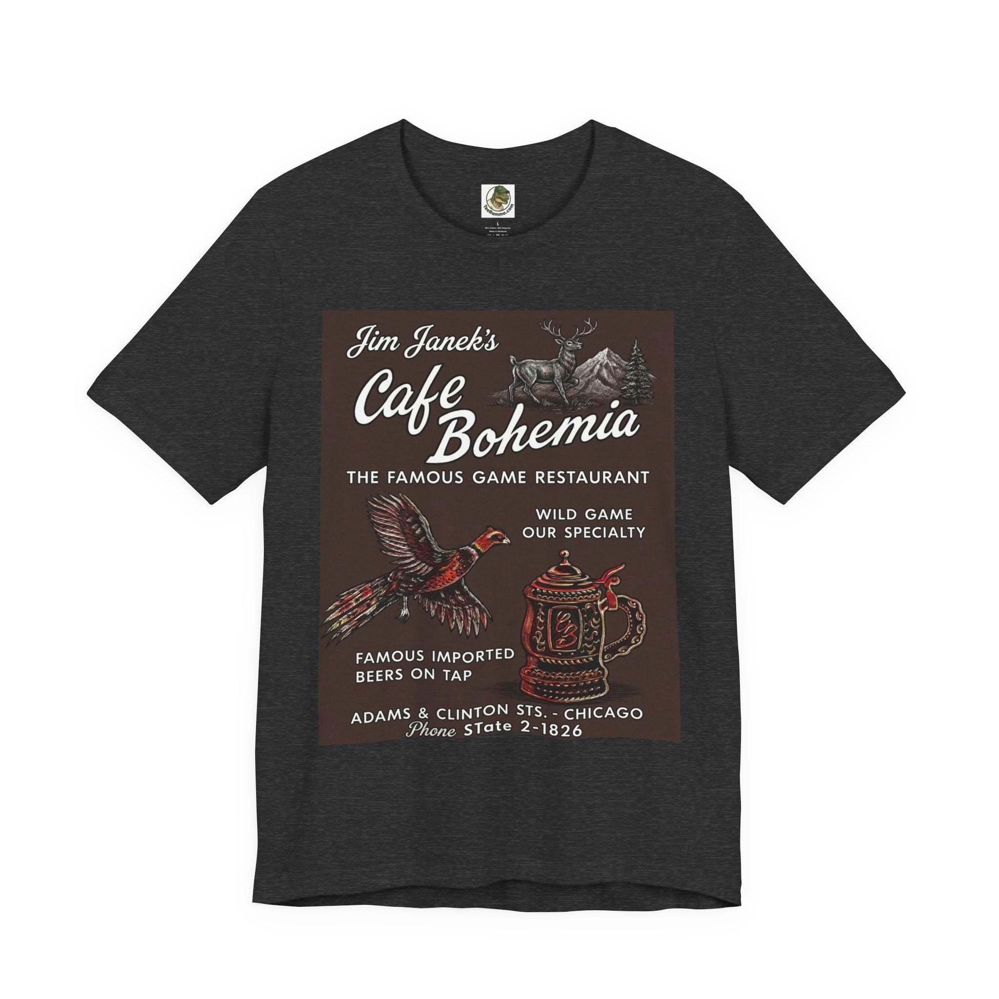 Vintage Cafe Bohemia Restaurant Tee
