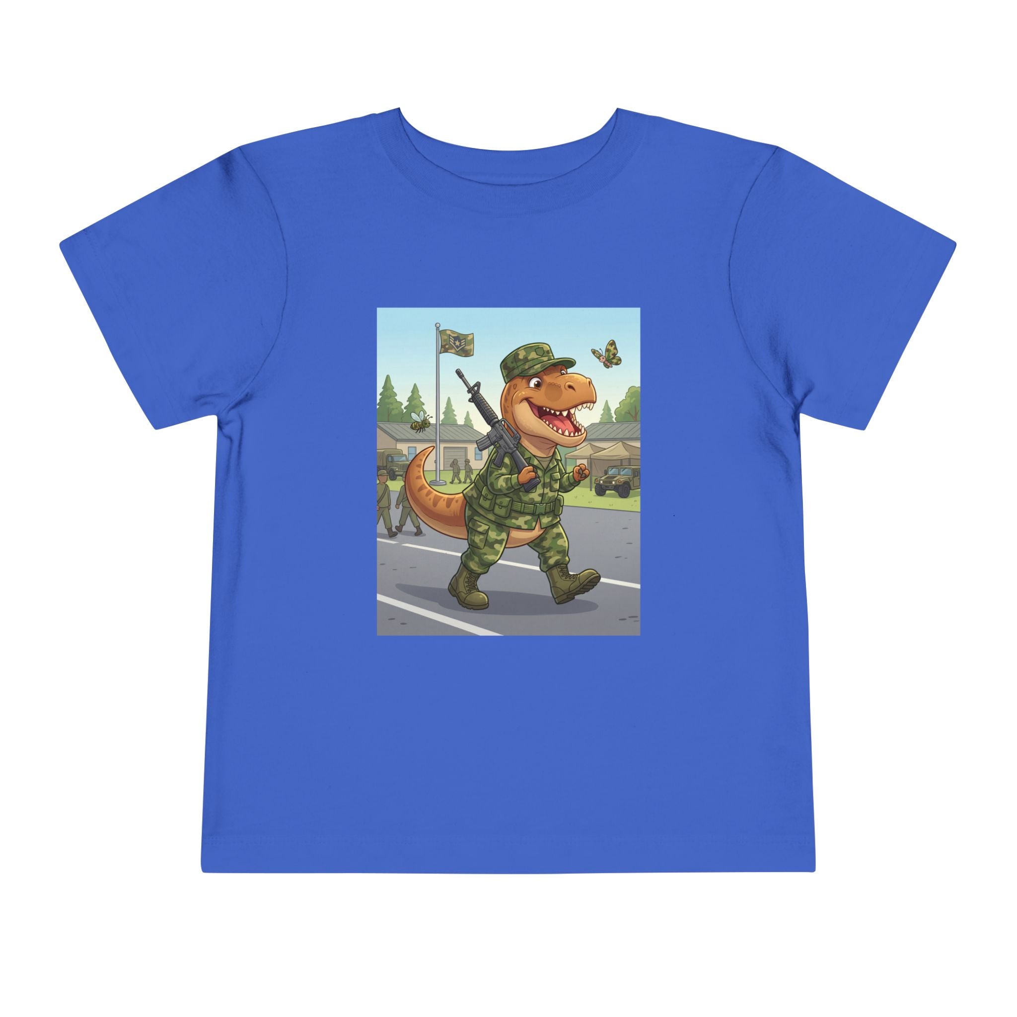 Ernest T-Rex Soldier Toddler Tee