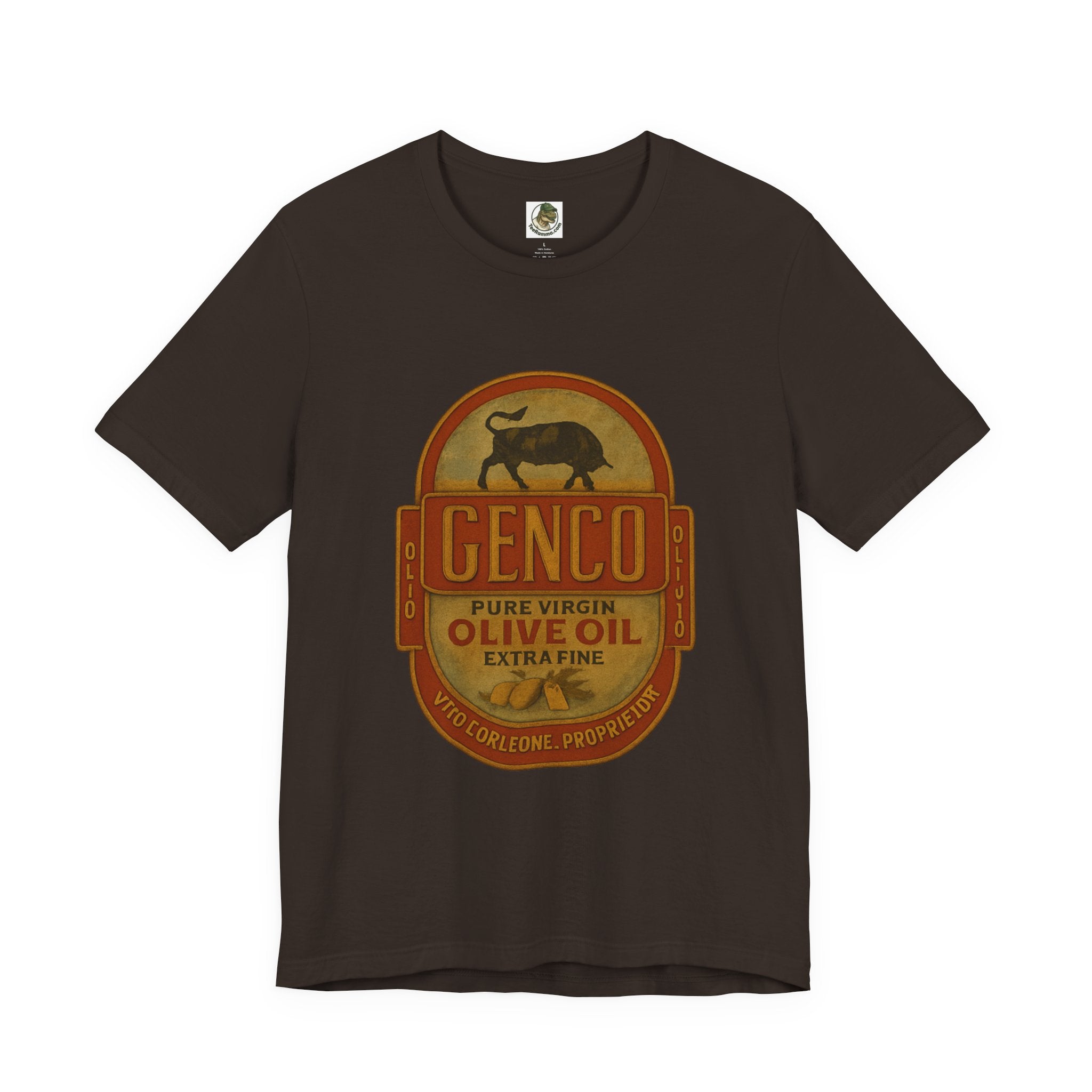 Genco Olive Oil Vintage Label Tee