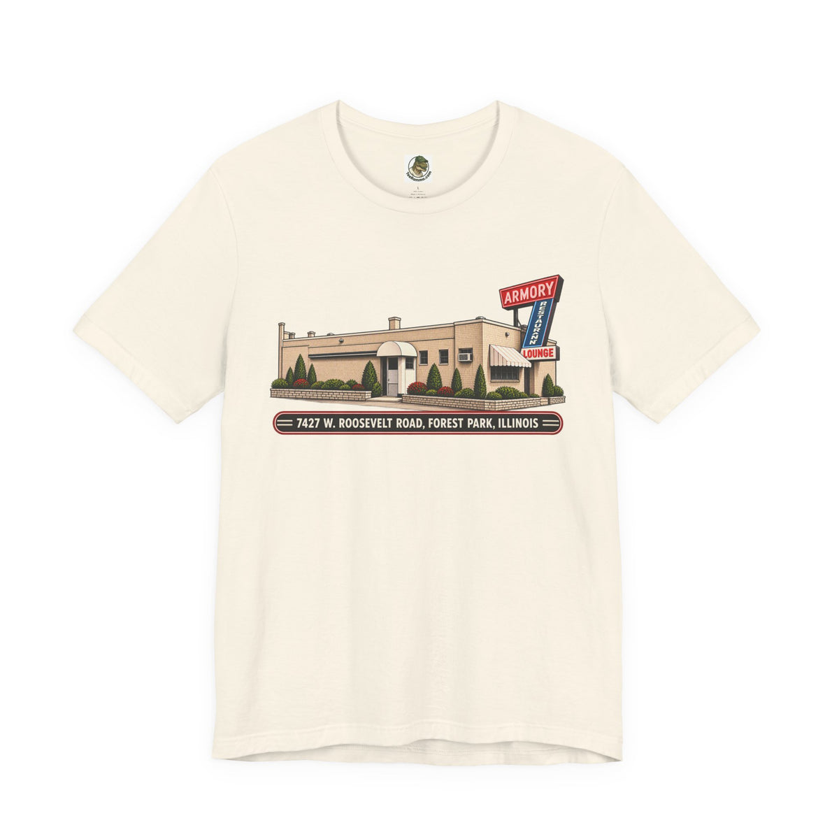 Armory Lounge Retro Restaurant Tee