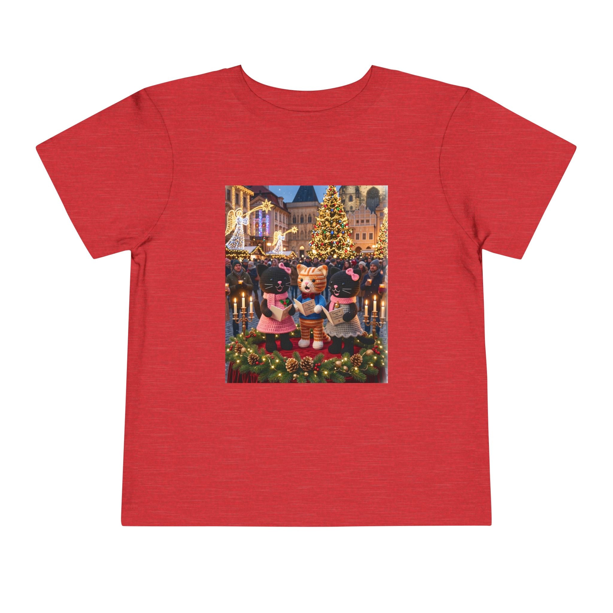 Christmas Kitty Choir Toddler Tee