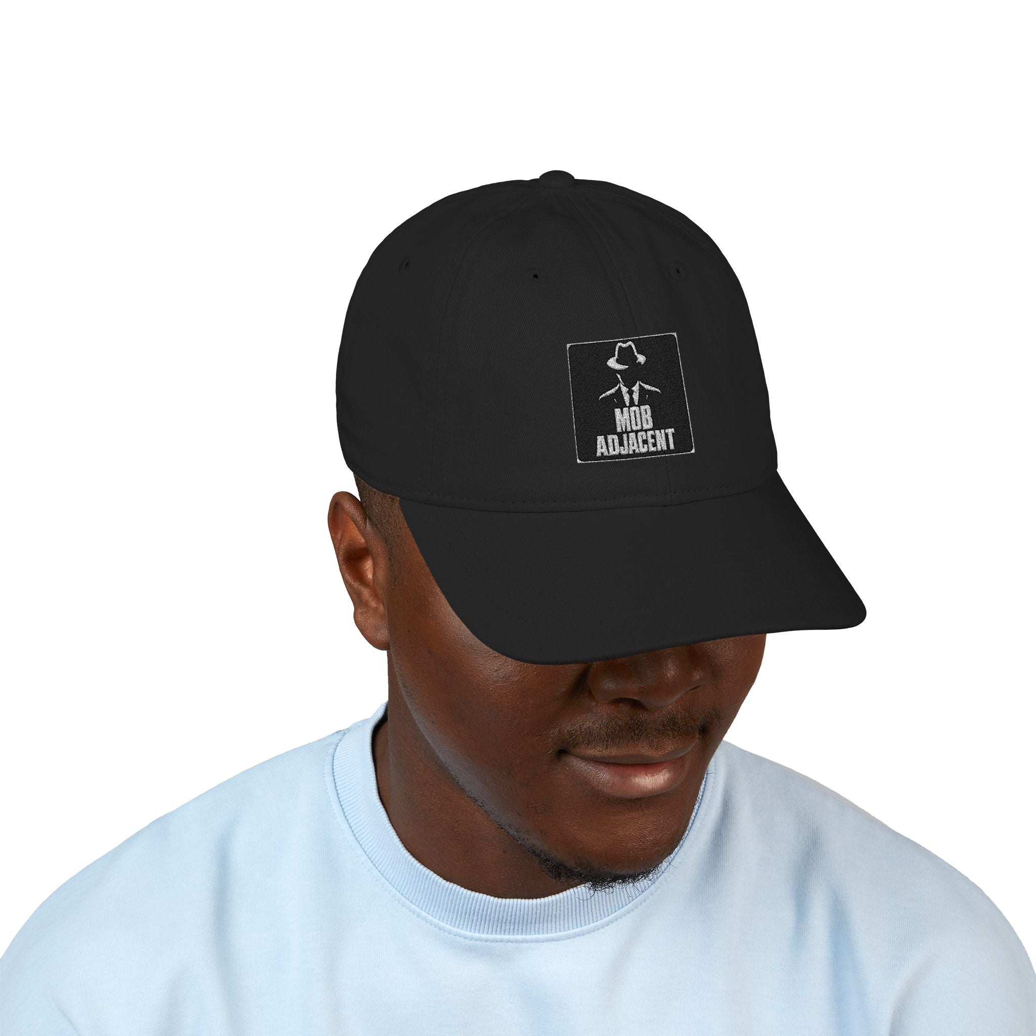Mob Adjacent Embroidered Organic Baseball Cap