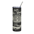 Vintage 'Villa Venice Restaurant' 20oz Stainless Steel Tumbler