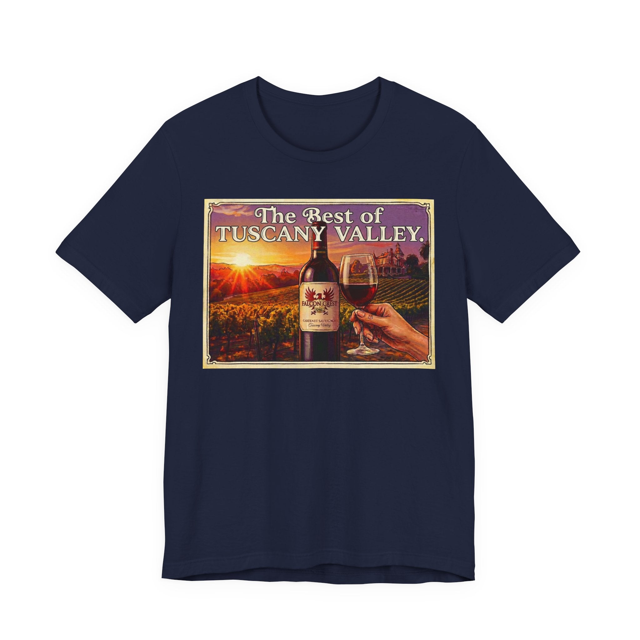 Tuscany Valley Wine Retro Tee