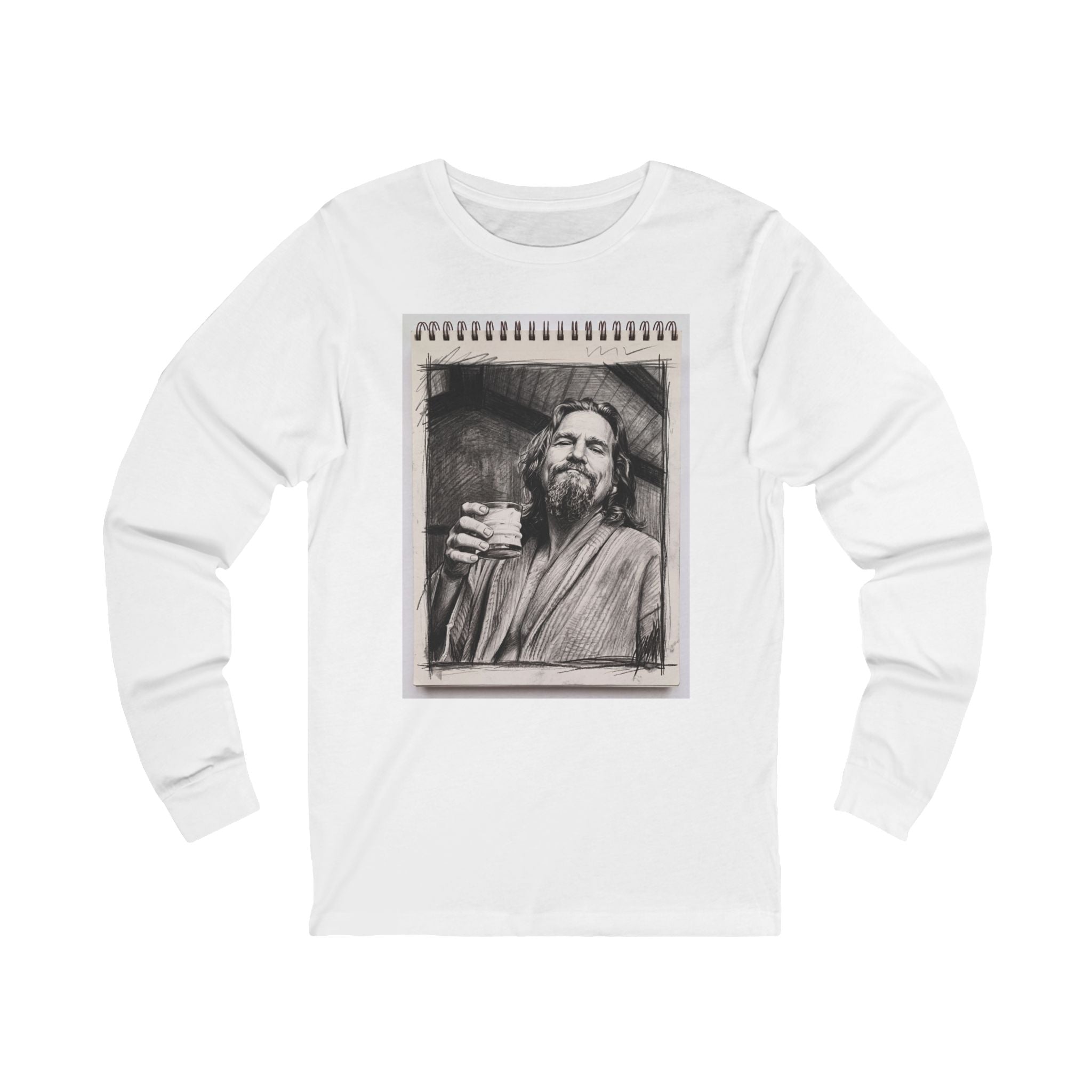 Unisex "The Dude" Sketchbook Long Sleeve T-Shirt