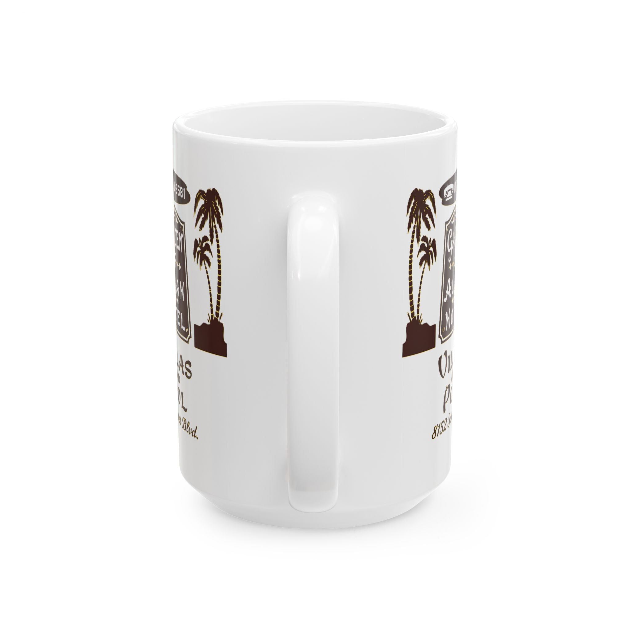 Vintage Garden of Allah Hotel Ceramic Mug (15oz)