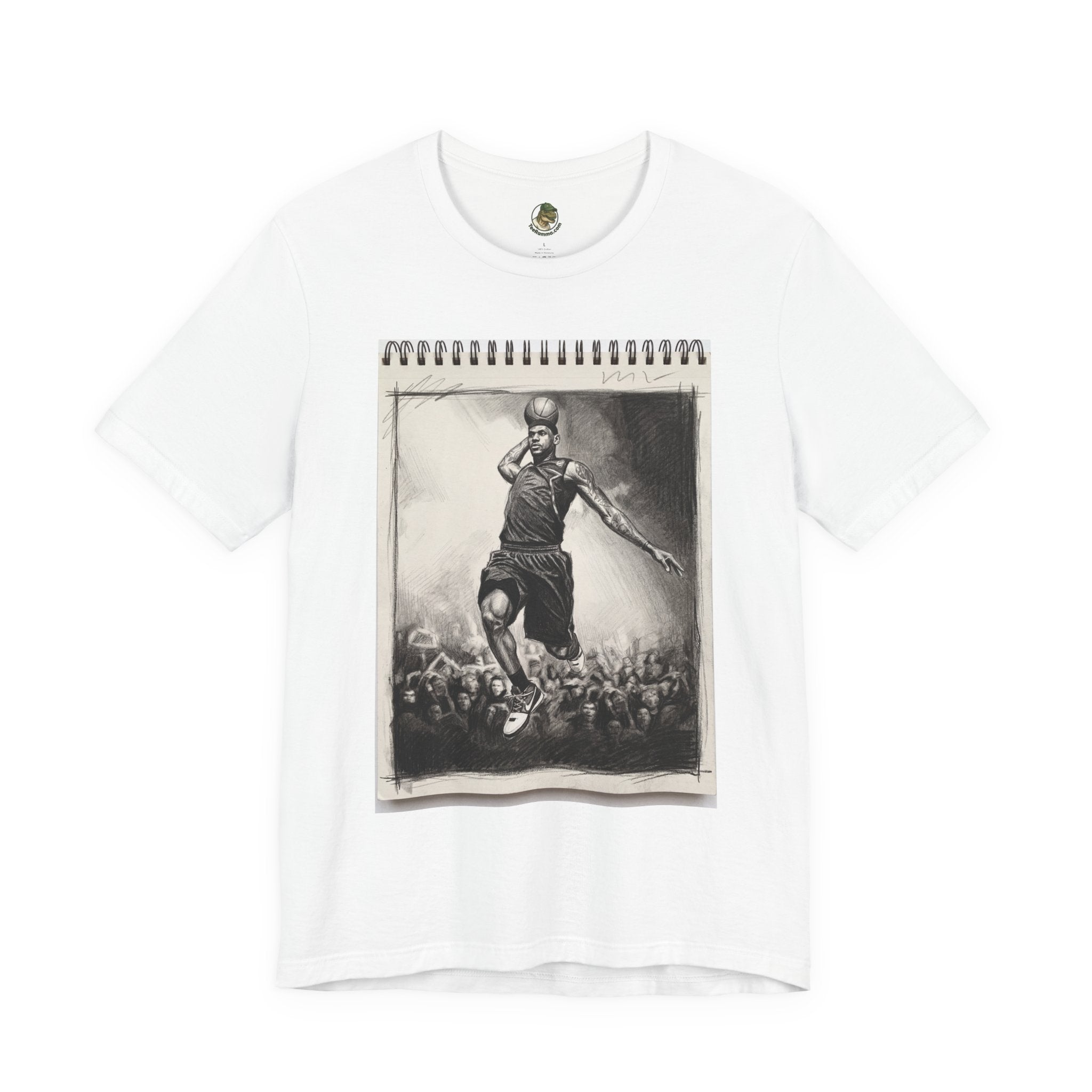 Unisex "King James" Sketchbook Cotton T-Shirt