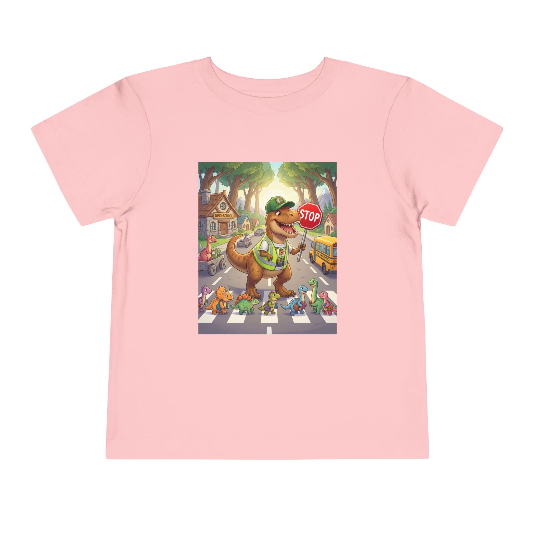 Ernest T-Rex Crossing Guard Toddler Tee