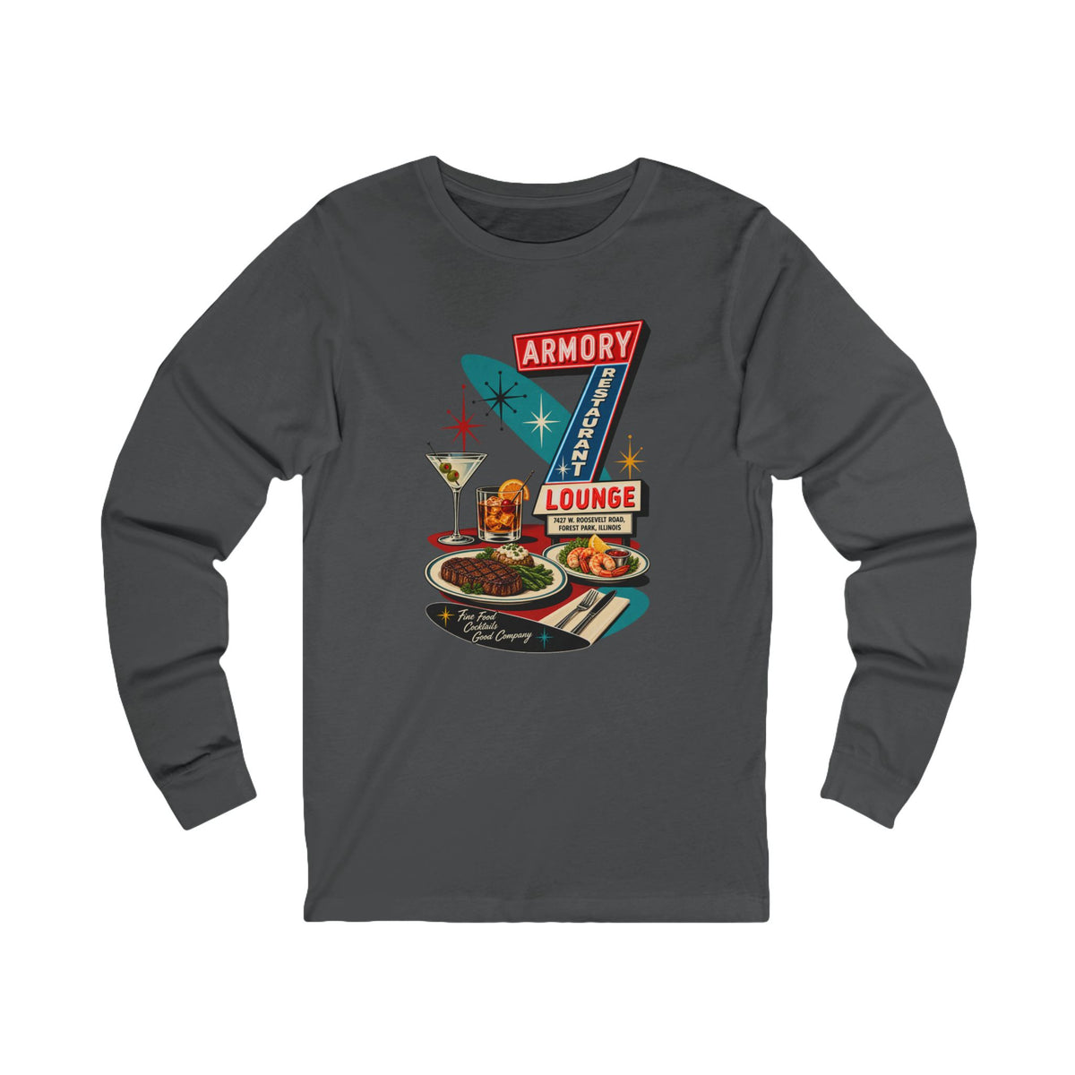 Armory Lounge Retro Lounge Long Sleeve Tee