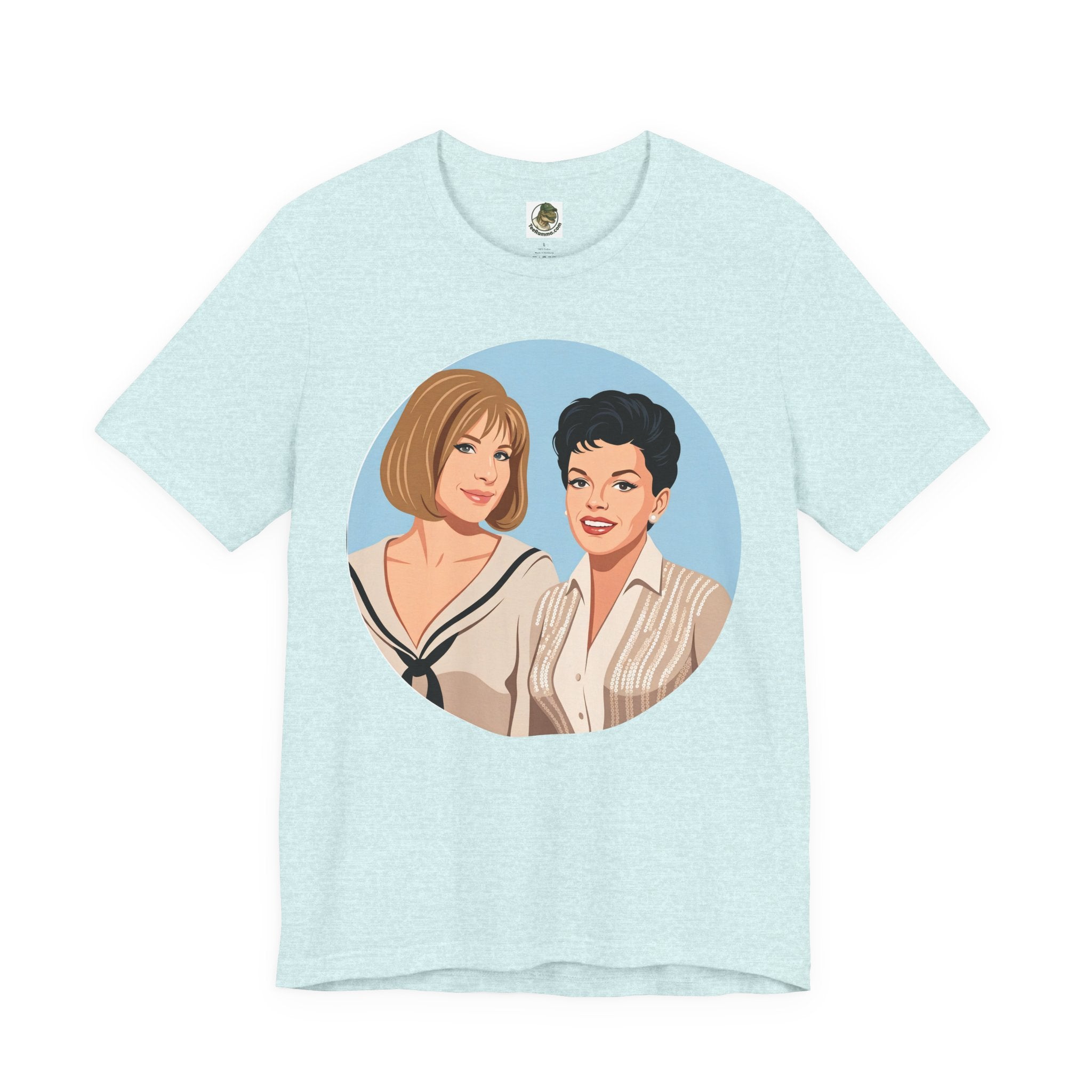 Unisex 'Happy Duet' Cotton T-Shirt