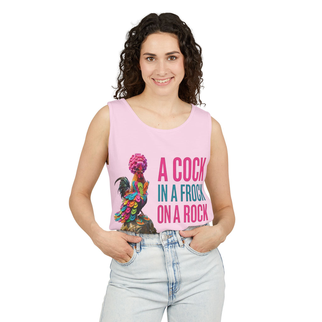 Unisex "Best Dressed Rooster" Graphic Summer Tank