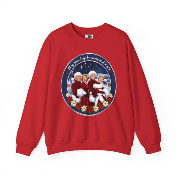 Merry and Bright Christmas Crewneck Sweatshirt