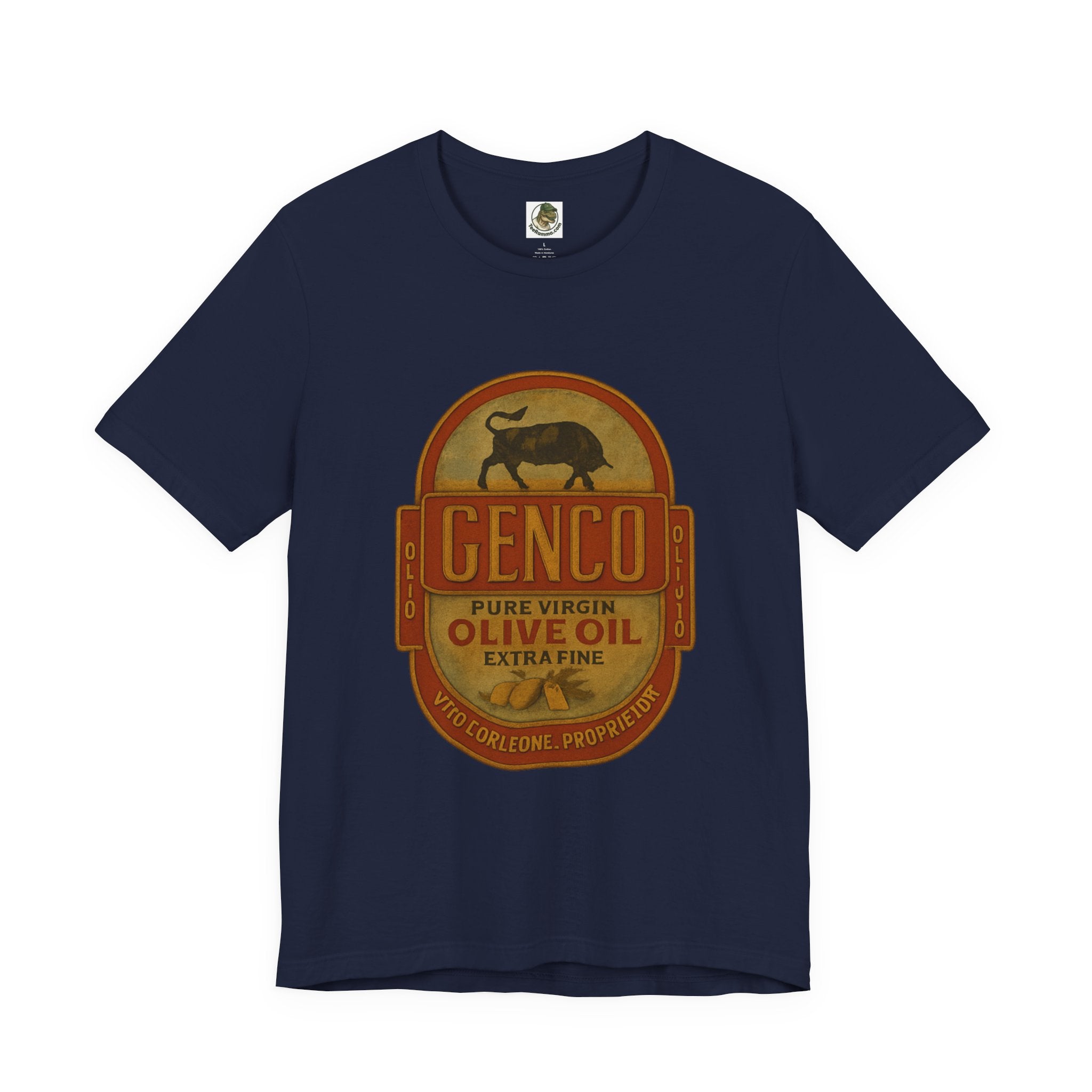Genco Olive Oil Vintage Label Tee