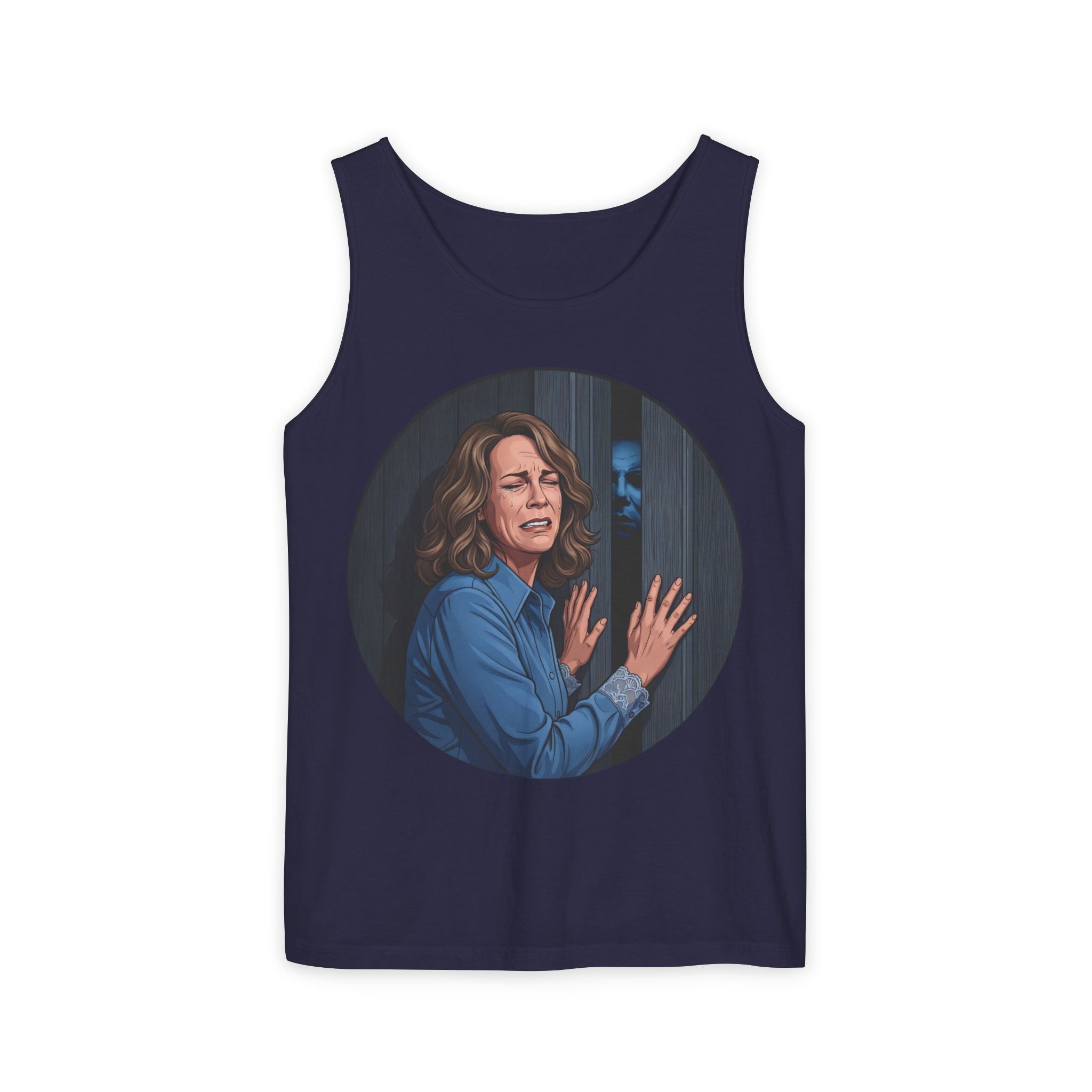Unisex 'Demon at the Door' Cotton Tank Top